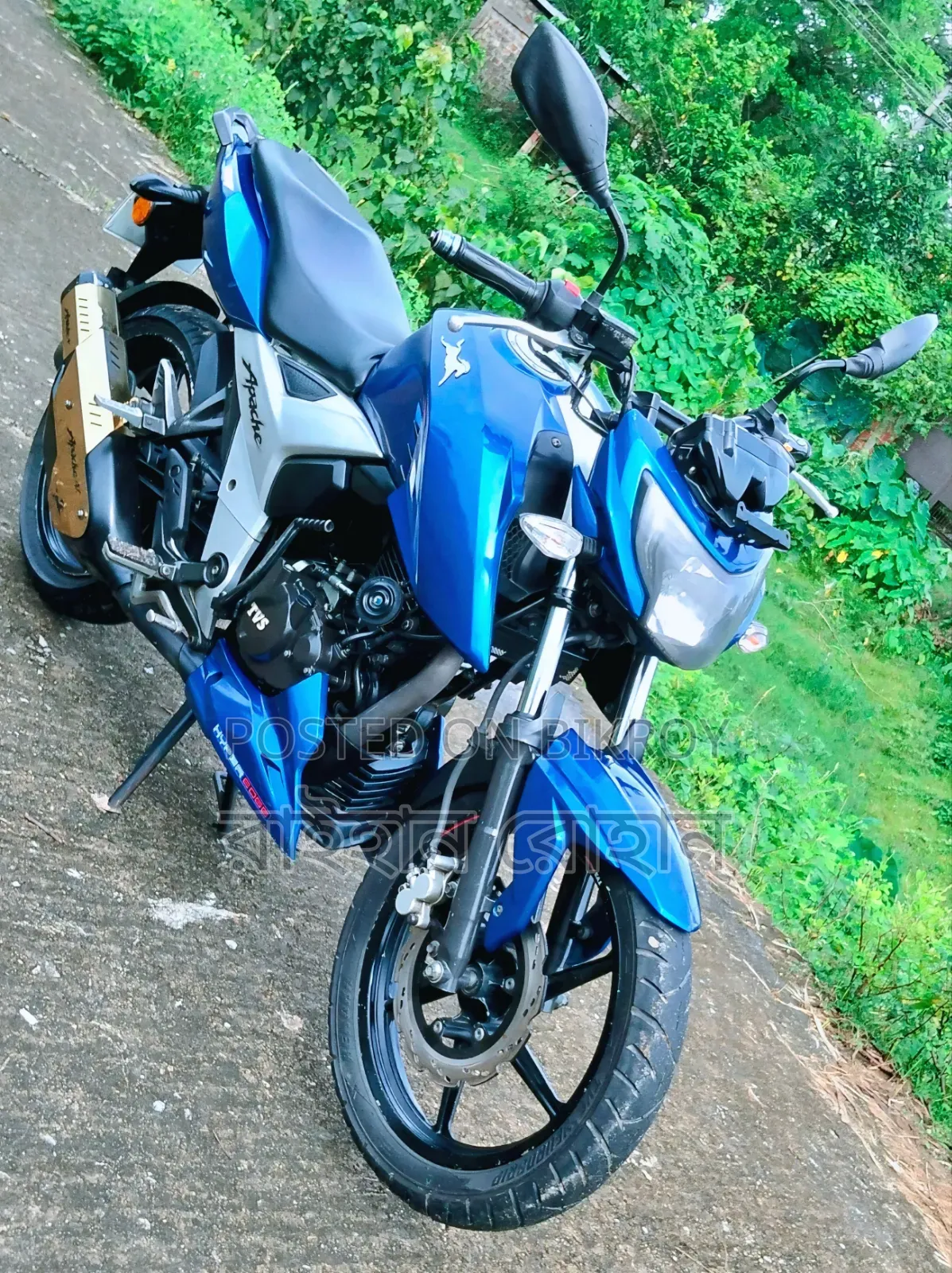 TVS Apache 160 4V 2021 Blue