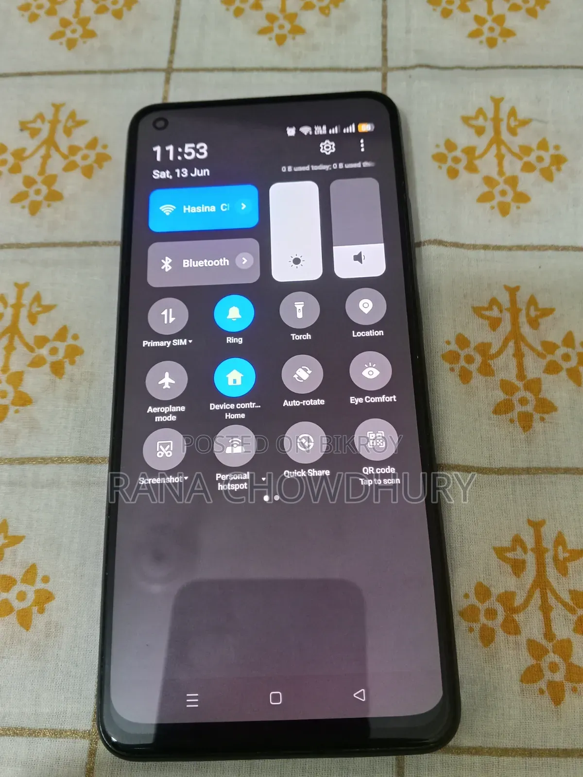 ওপ্পো এ৭৮ ১২৮ জিবি কালো