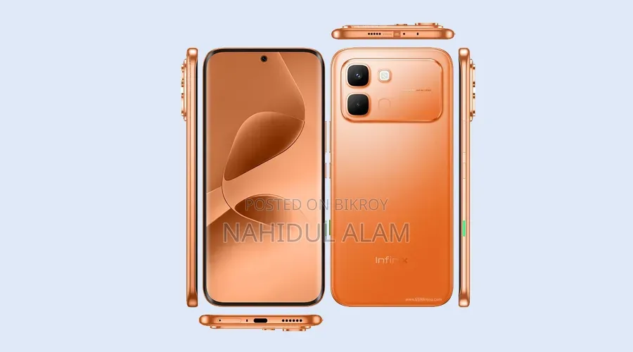 নতুন ইনফিনিক্স নোট এজ ১২৮ জিবি অরেঞ্জ