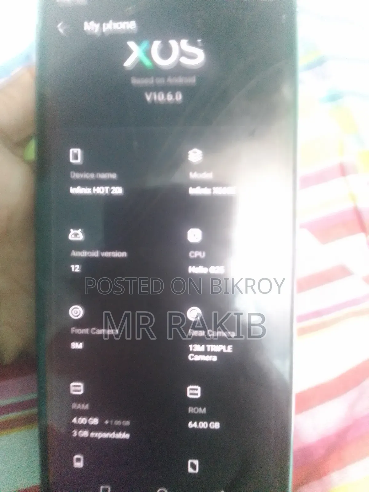 Infinix Hot 20i 64 GB Blue