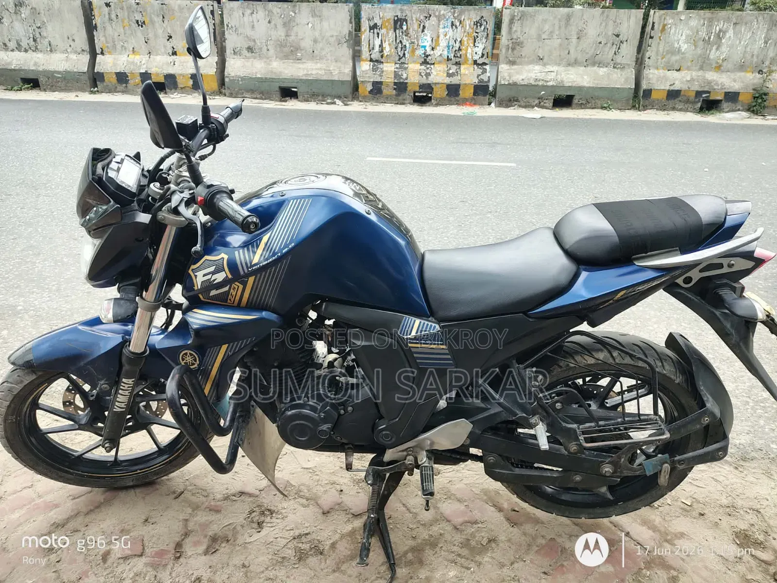 ইয়ামাহা এফজেড ২০১৯ ব্লু