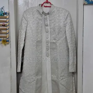 Royal Ivory Floral 2-piece Sherwani.