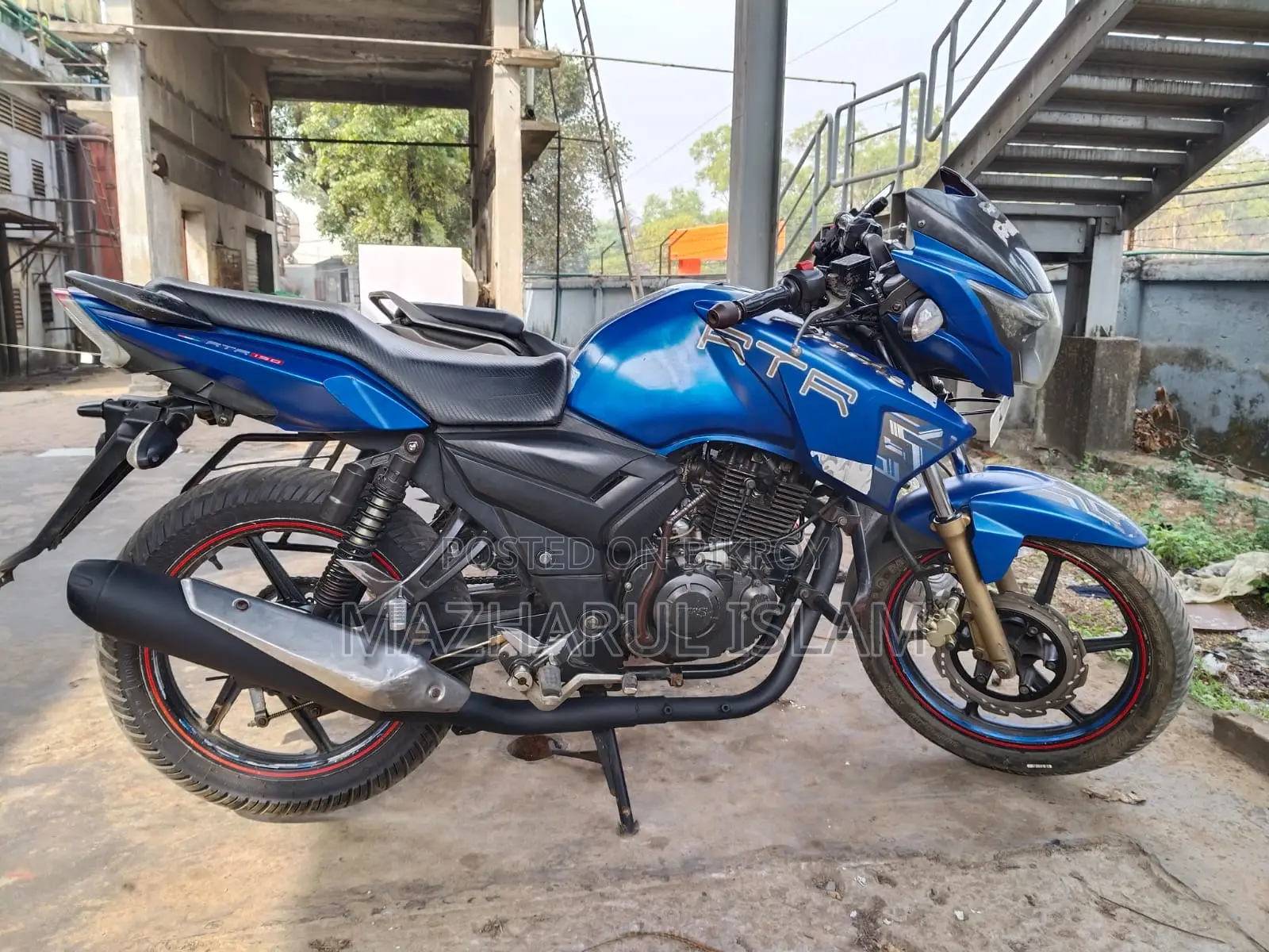 TVS Apache RTR 160 2V 2018 Blue