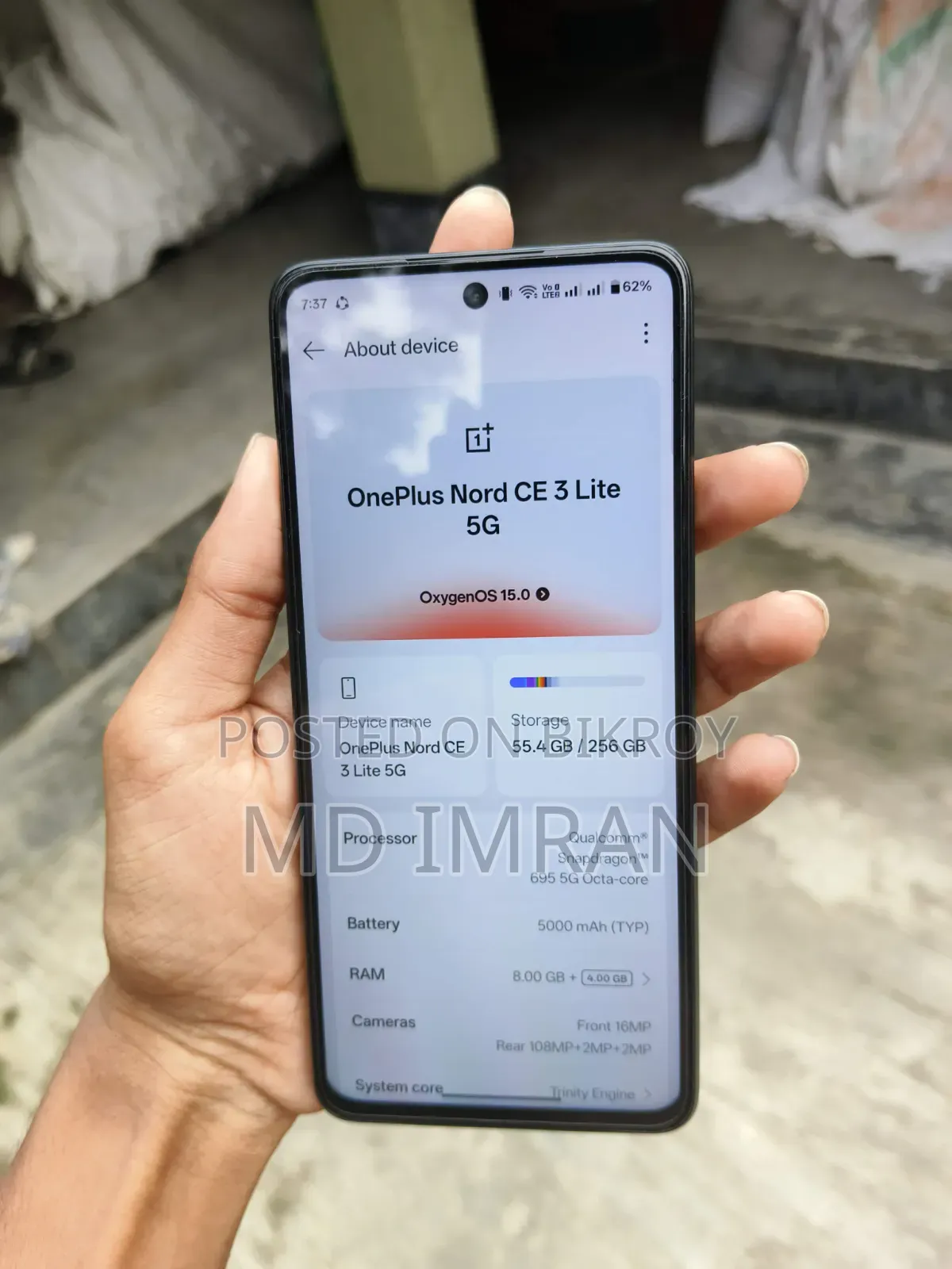 OnePlus Nord CE 3 Lite 5G 128 GB Blue