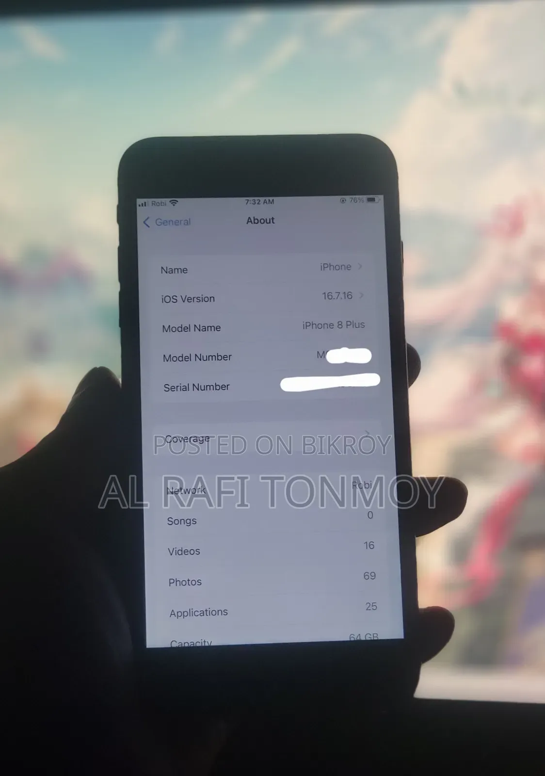 Apple iPhone 8 Plus 64 GB Black