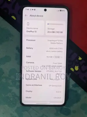 New OnePlus 13 512 GB Blue