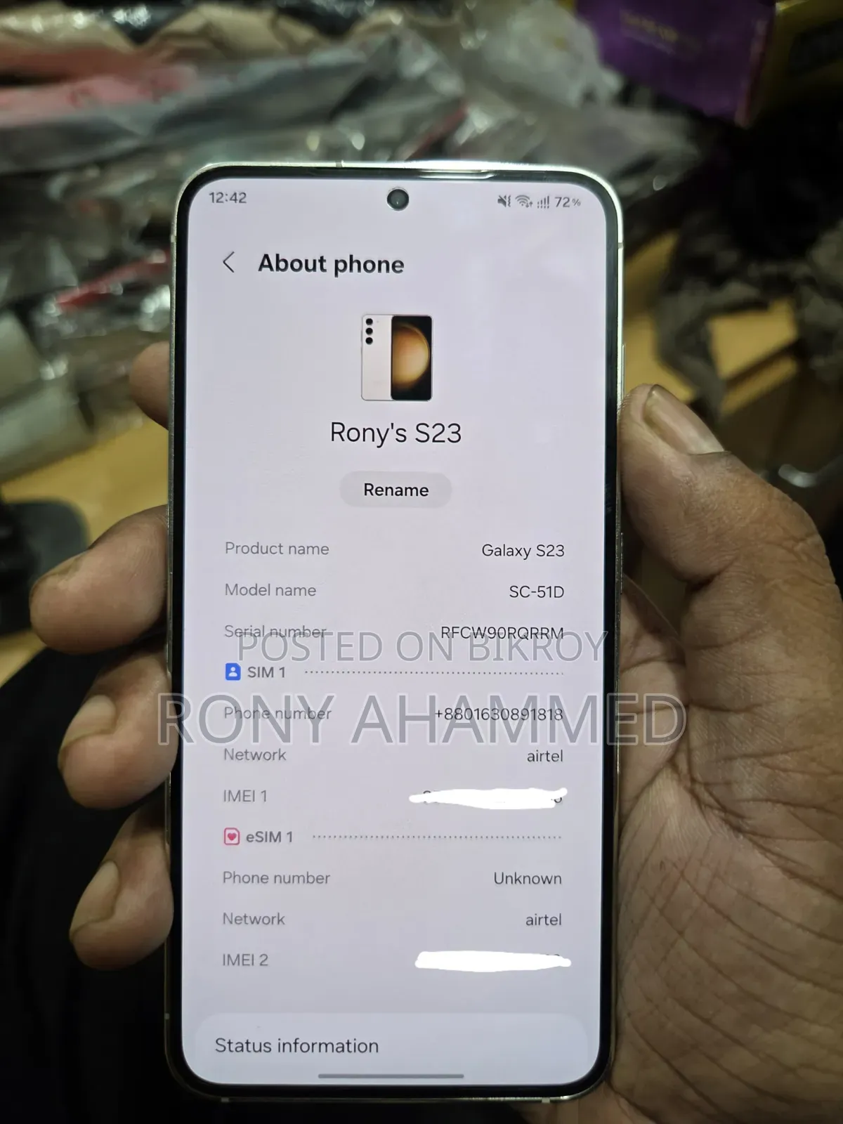 Samsung Galaxy S23 256 GB Silver