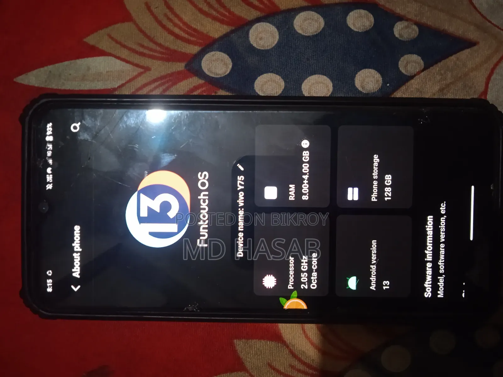 Vivo Y75 128 GB Bronze