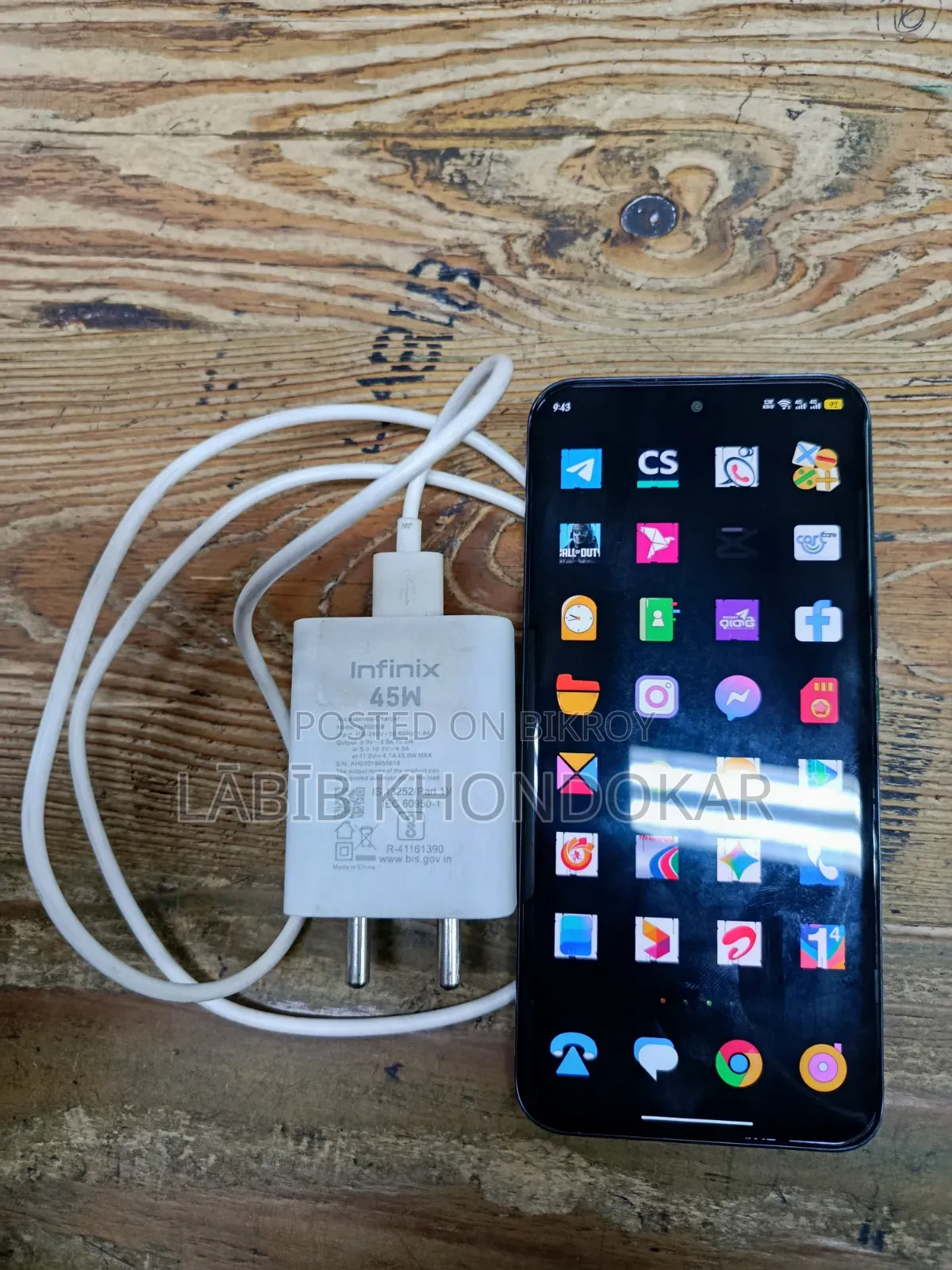 Infinix Hot 60 Pro+ 128 GB Black