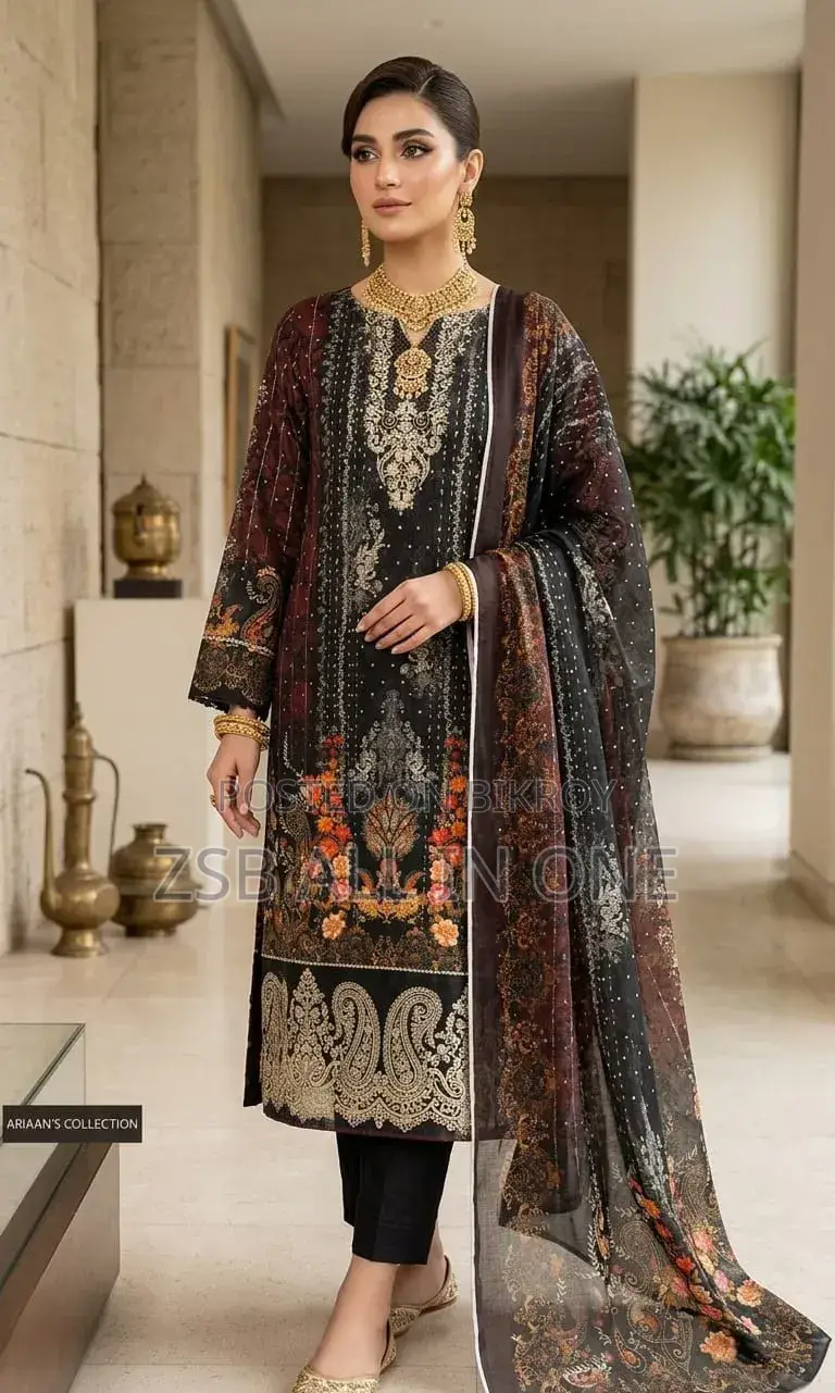 Pakistani Zam Zam Three Piece Unstitched