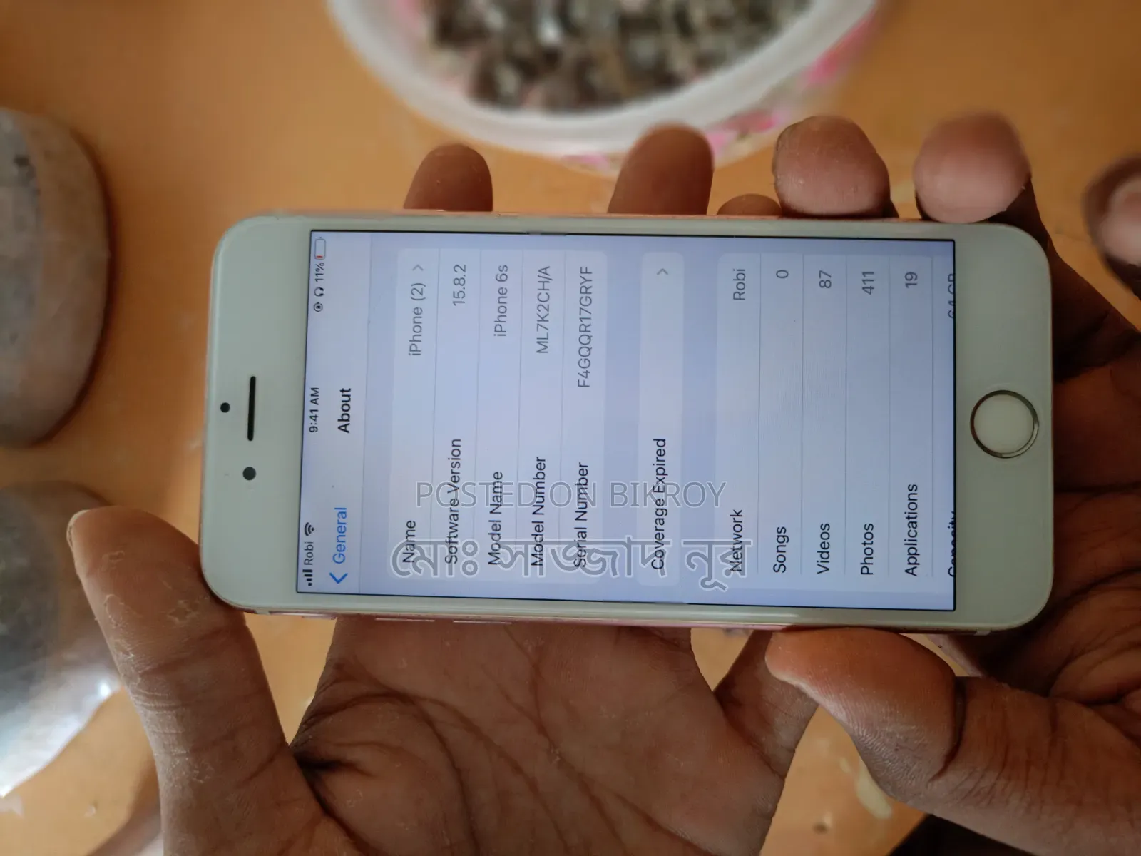 Apple iPhone 6s 64 GB Rose Gold