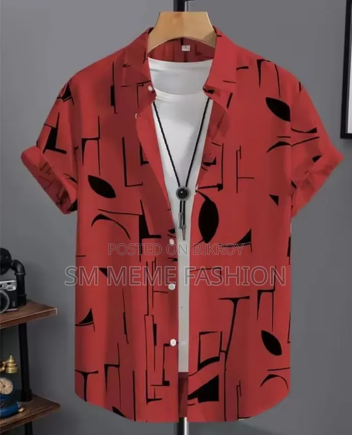 Premium China Micro Fabric Casual Half Sleeve Shirt for Men