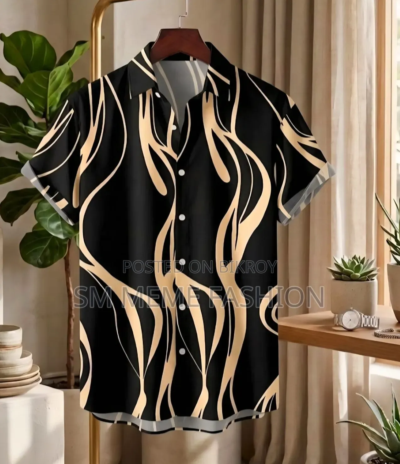 Premium China Micro Fabric Casual Half Sleeve Shirt for Men