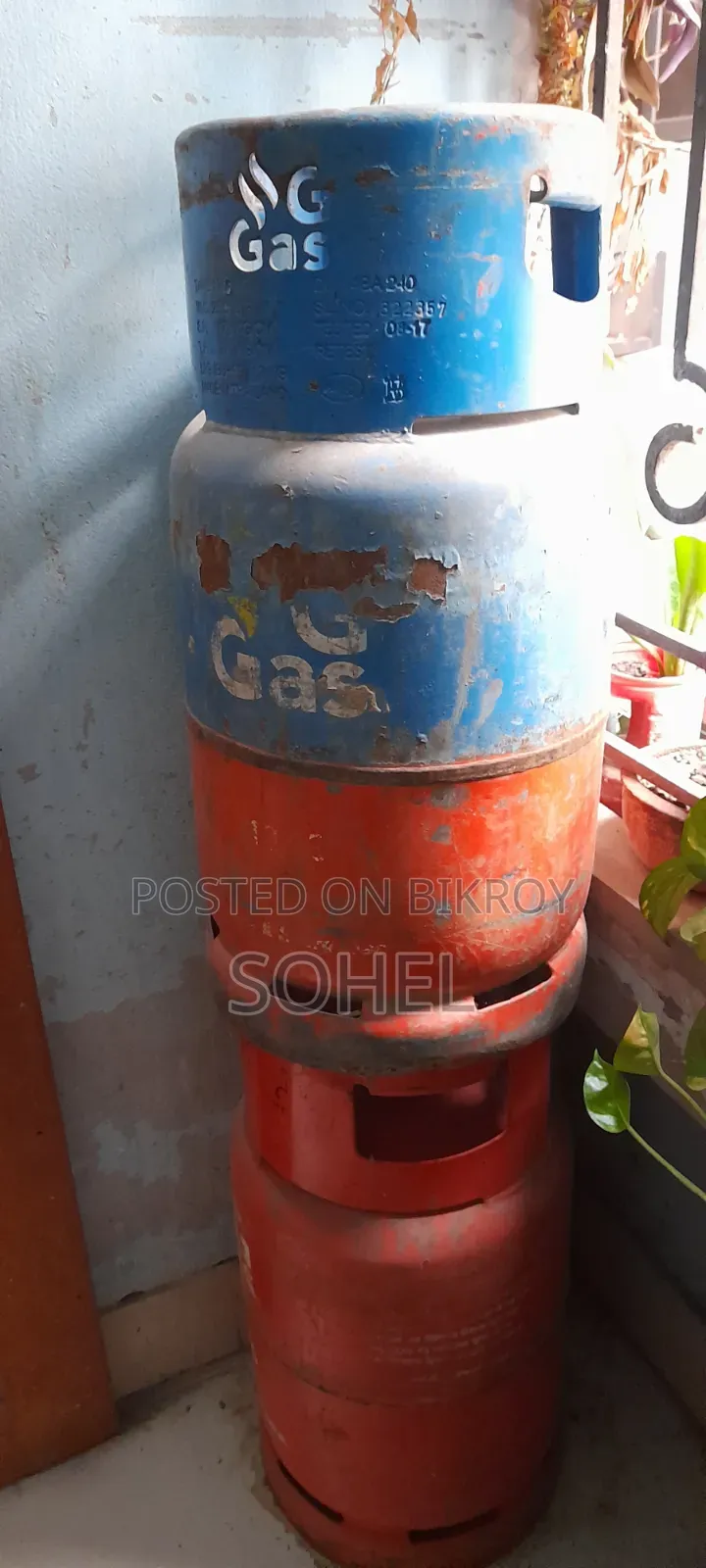 Gas Stove Cylinder
