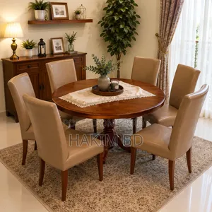 Dining Table, Dining table set for sale. Made with original wood.