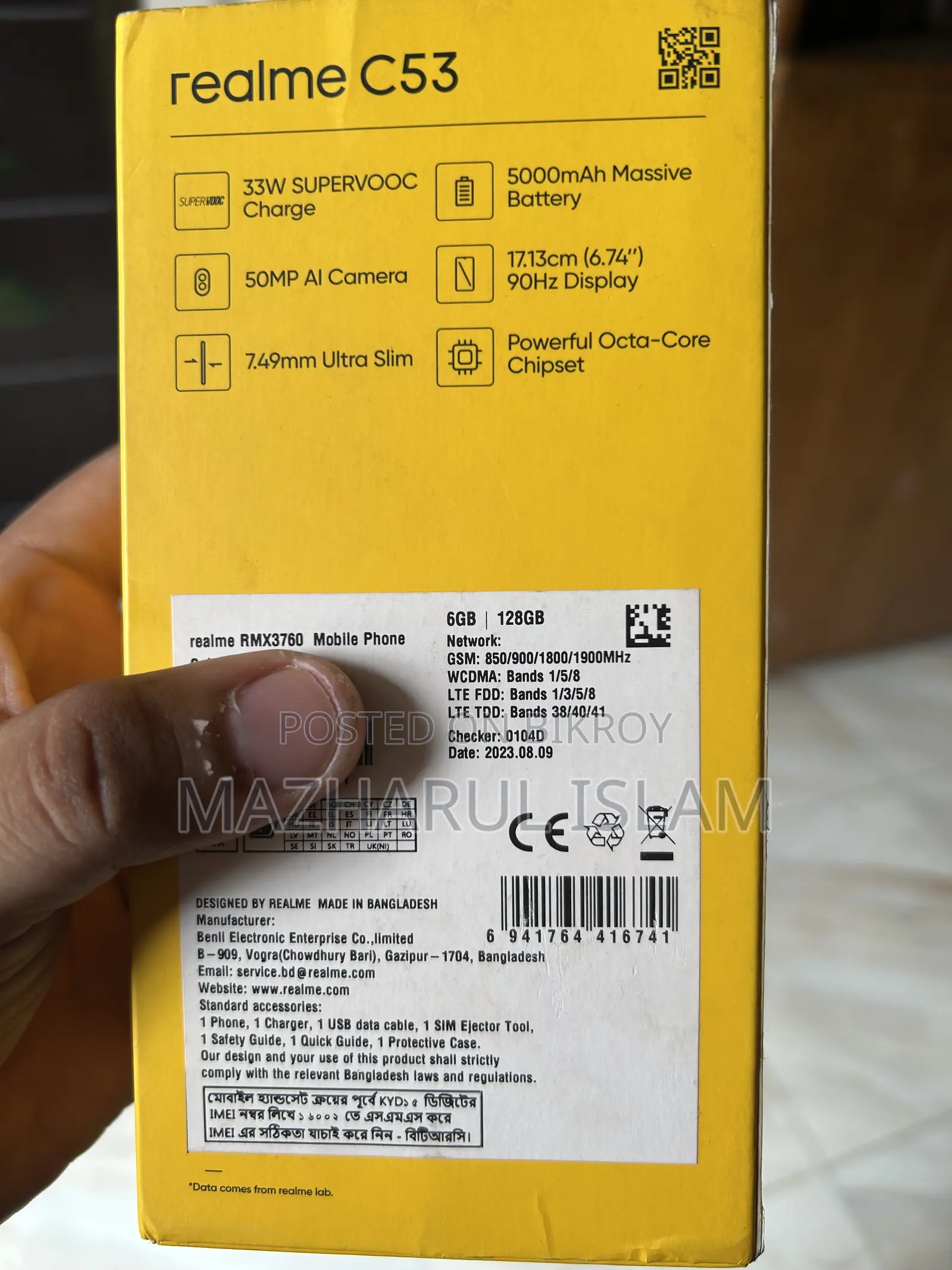 Realme C53 128 GB Black