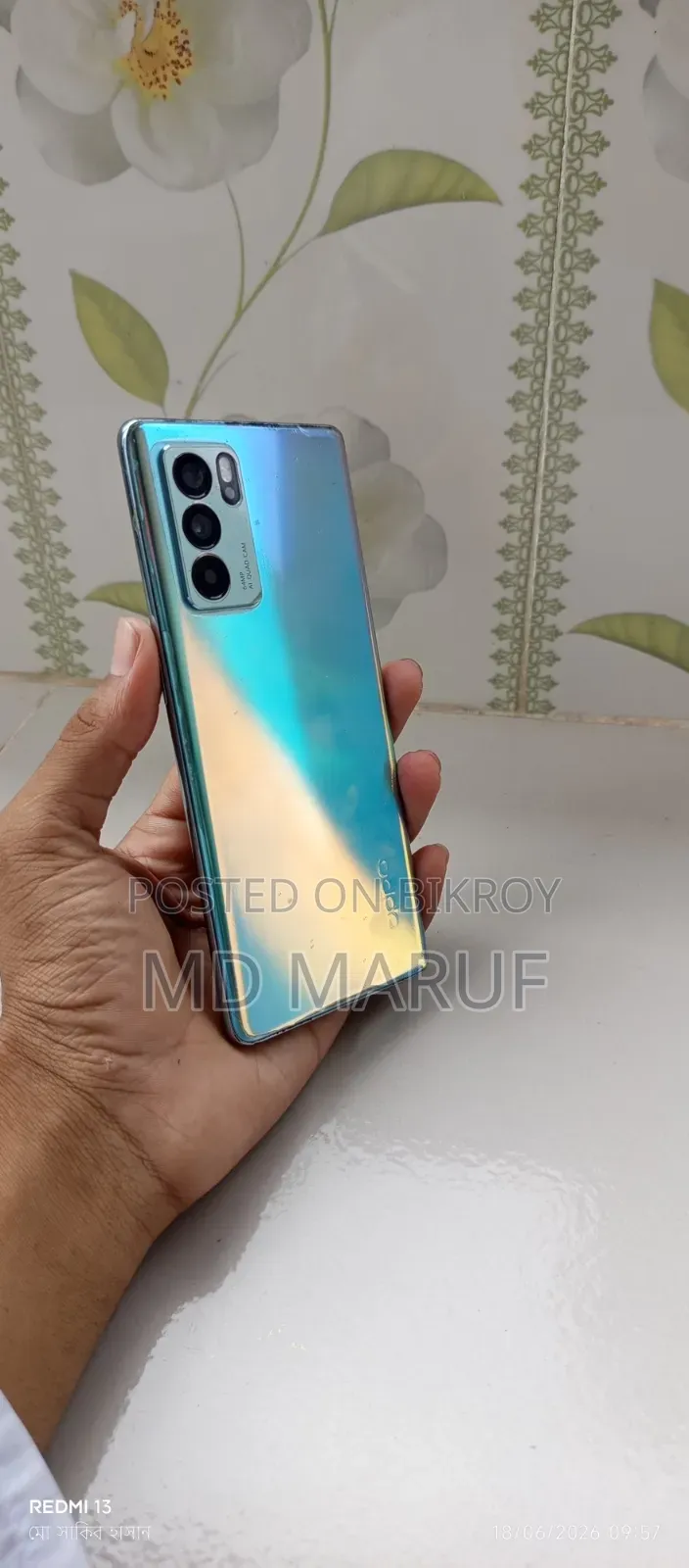 Oppo Reno6 Pro 5G 256 GB Rose Gold