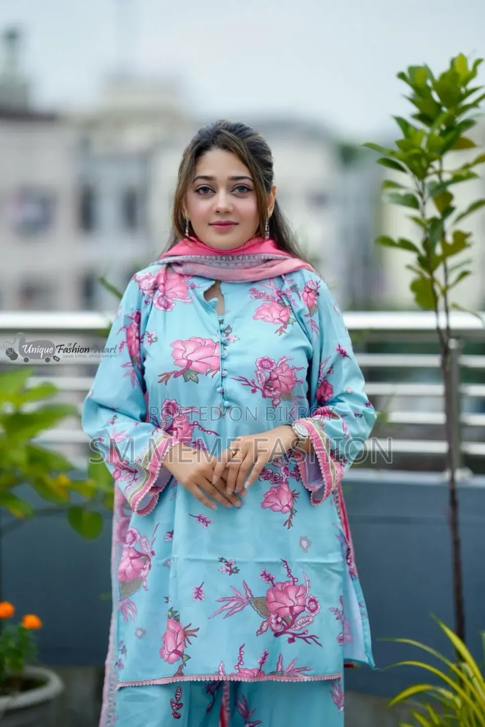 ডিজিটাল প্রিন্টেড ৩ পিস