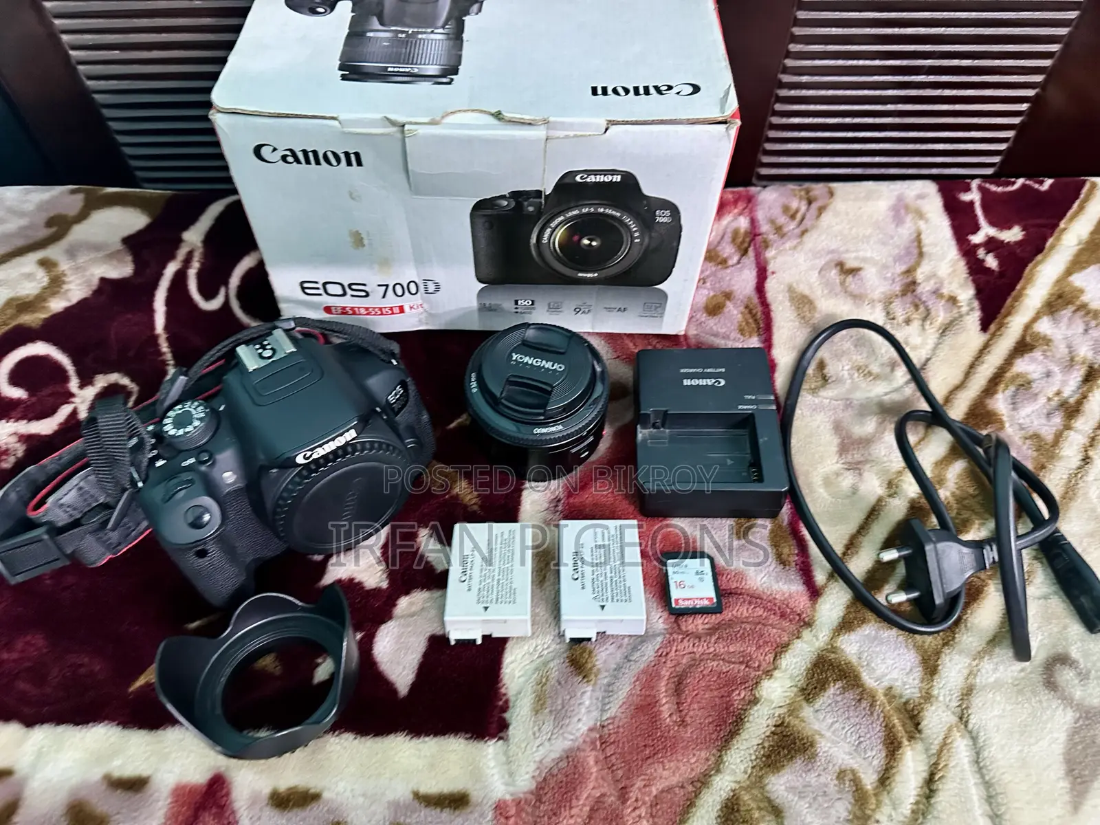 Canon 700d With 50mm Prime Lens