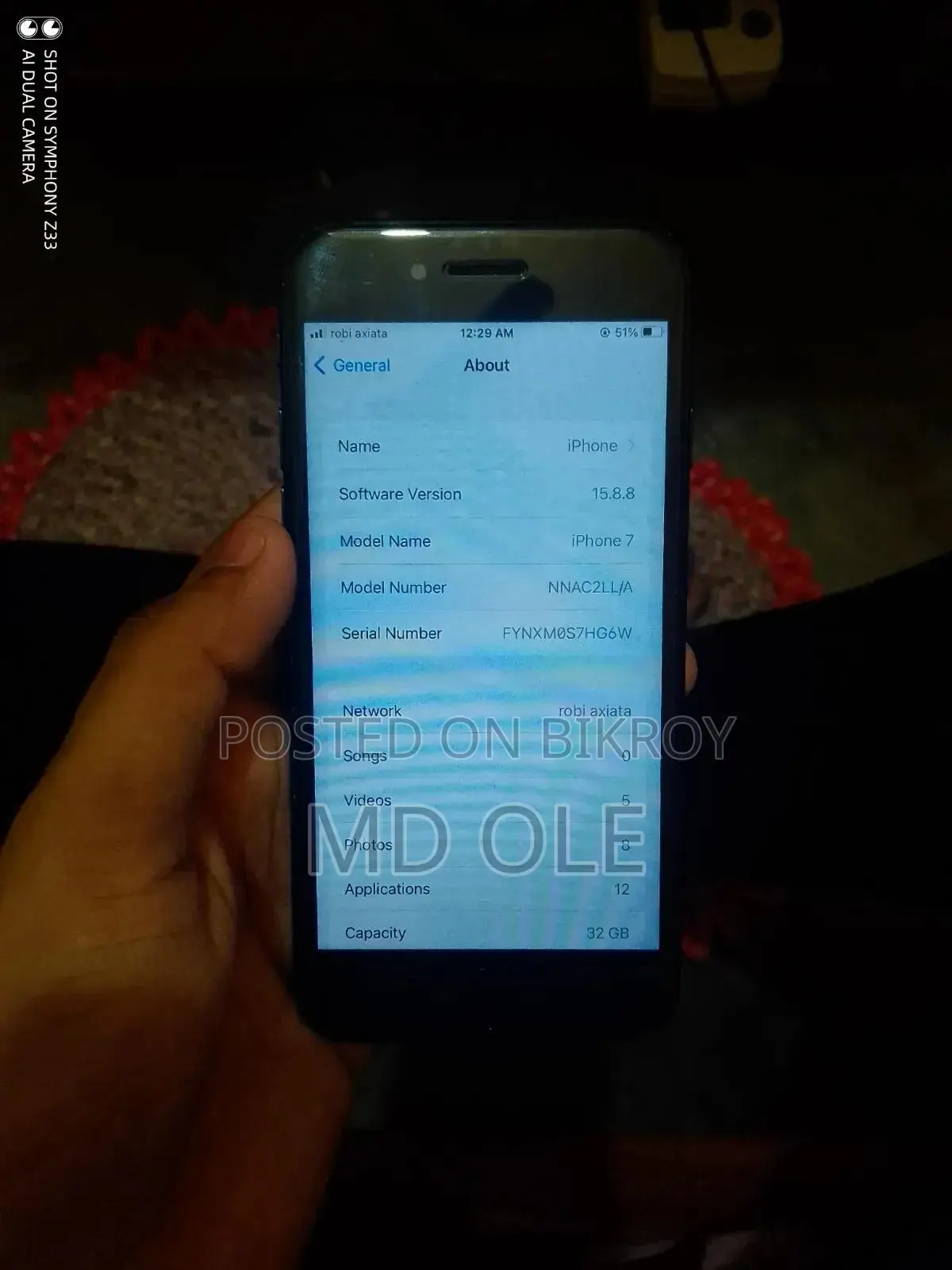 Apple iPhone 7 32 GB Black