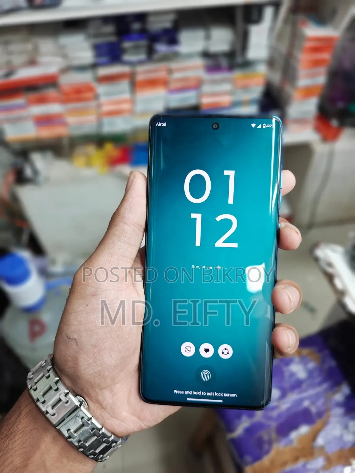 নতুন মটোরোলা এজ ৬০ ফিউশন ২৫৬ জিবি ব্লু