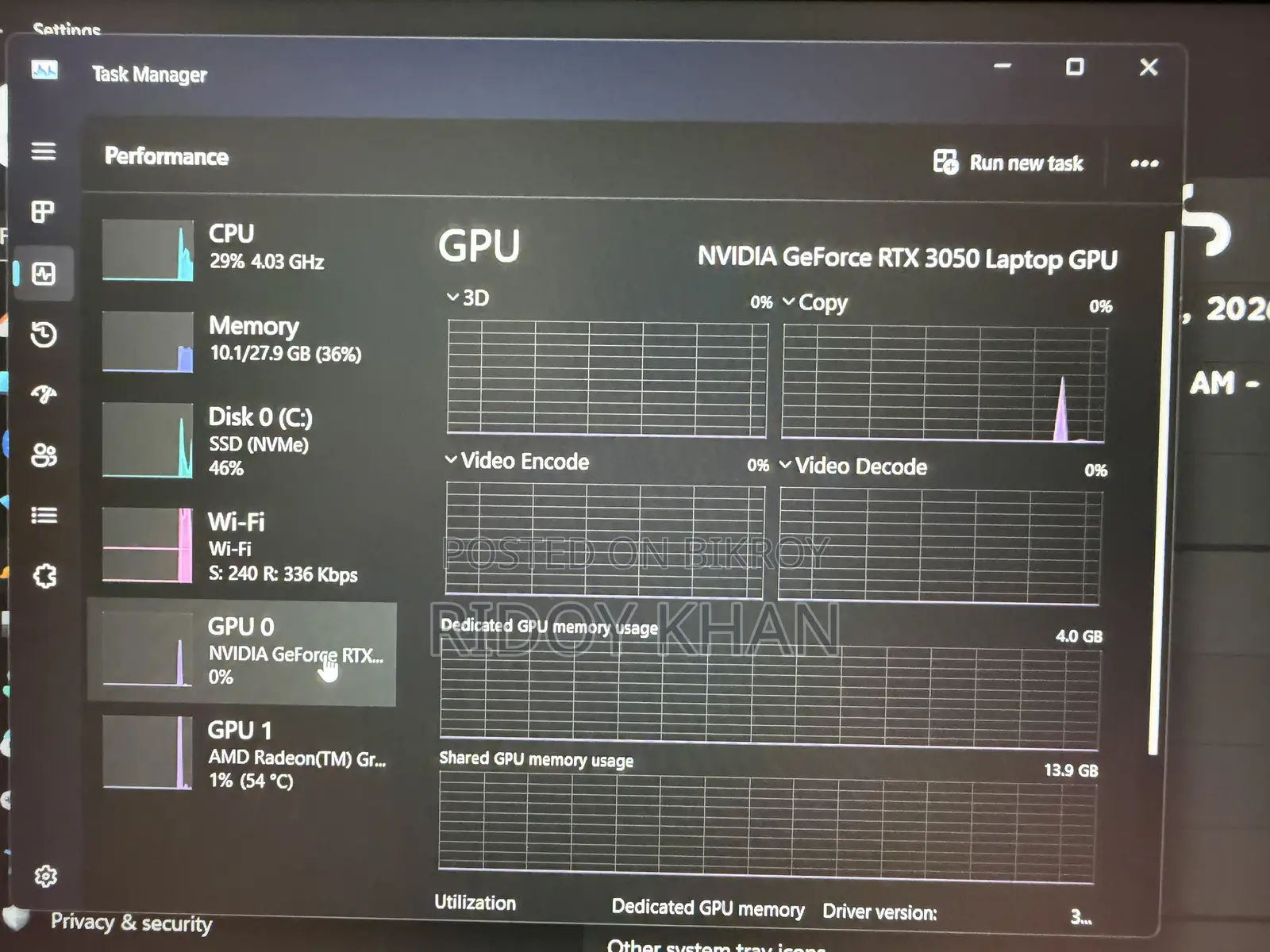 Lenovo Legion Y7000P IRX9 Gaming Laptop 32GB AMD Ryzen 7 SSD 500GB