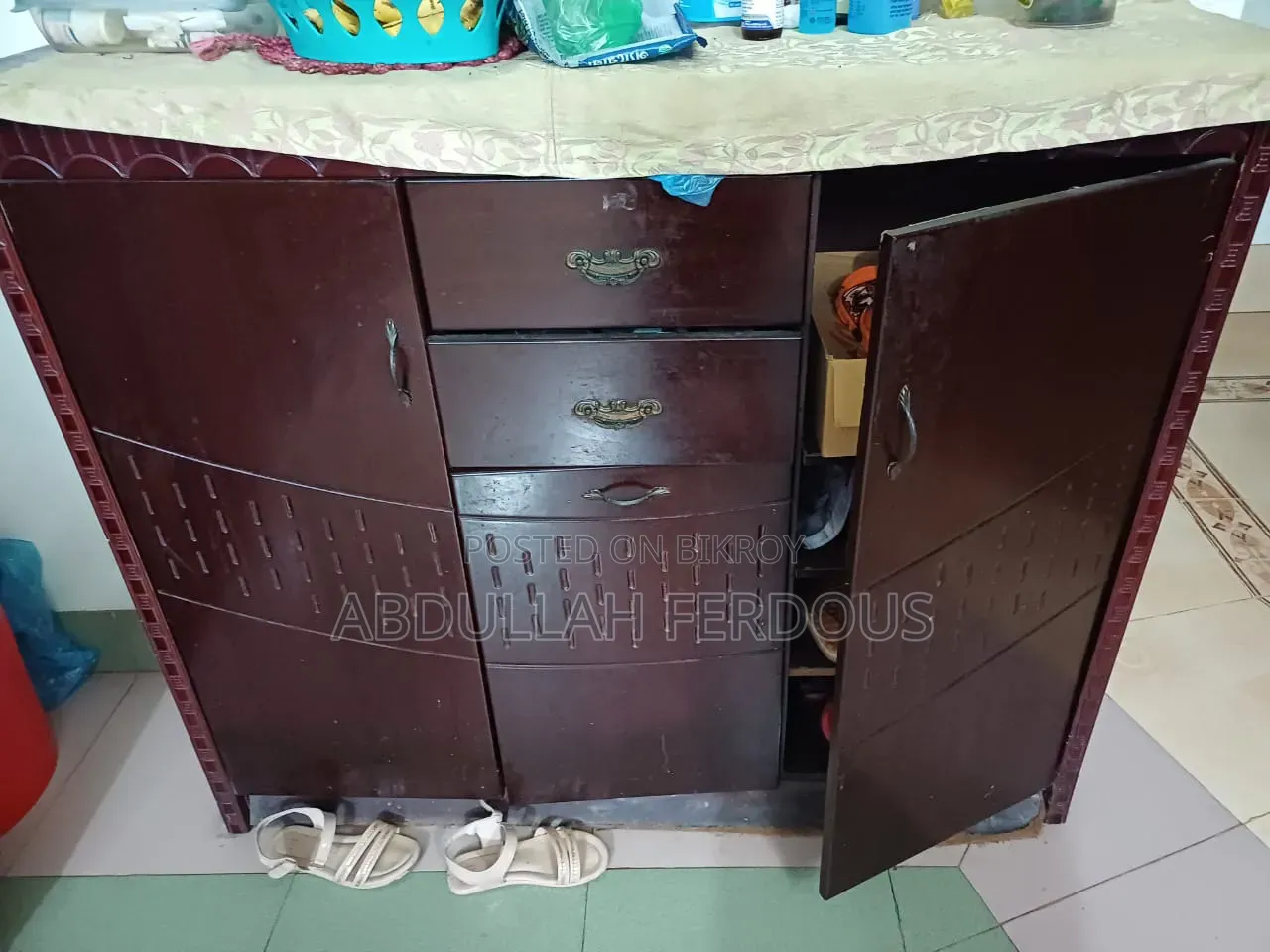 Dark Brown Shoe Racks