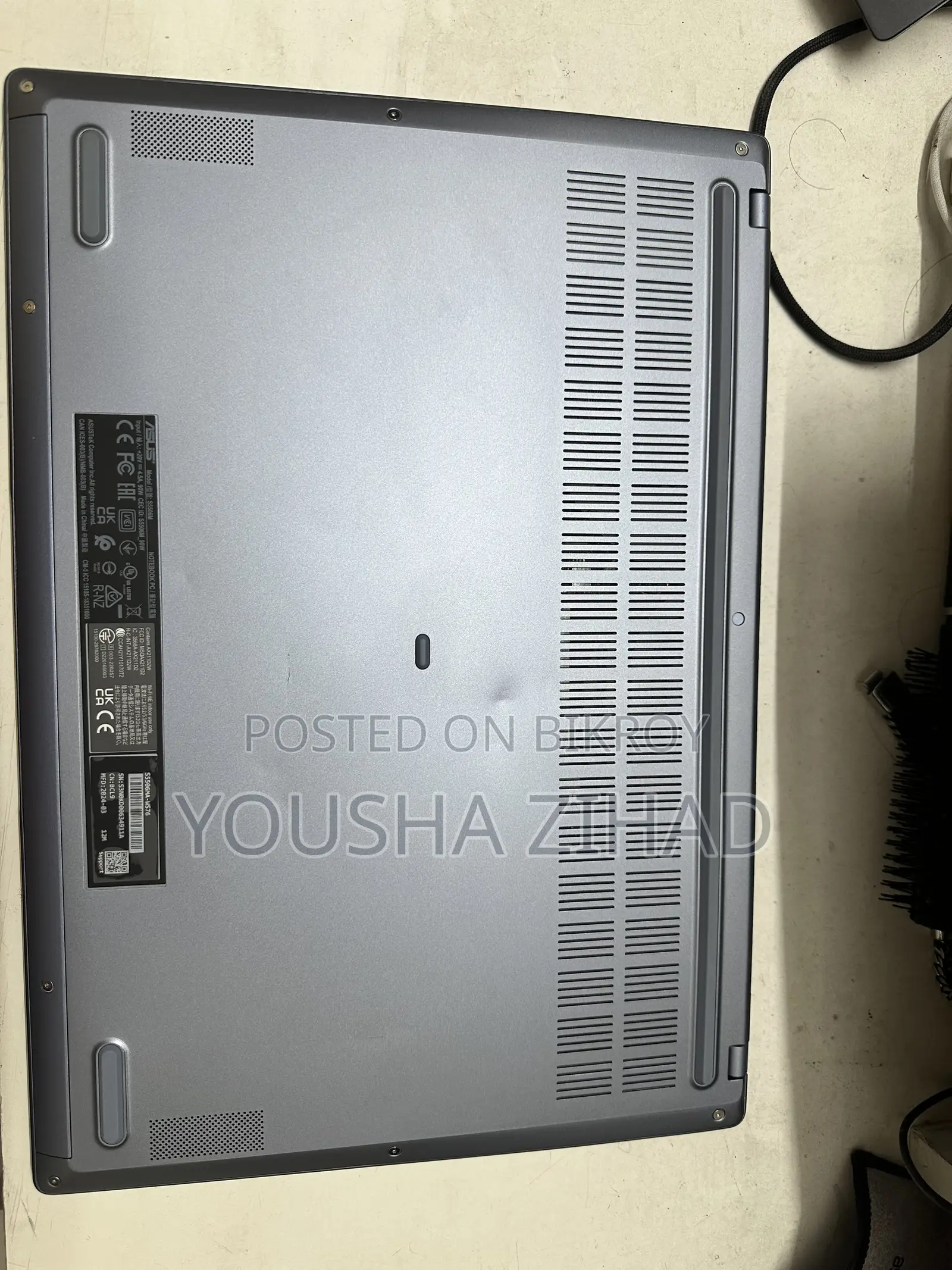 Laptop Asus VivoBook S15 S510UQ 16GB Intel Core Ultra 7 SSD 1T