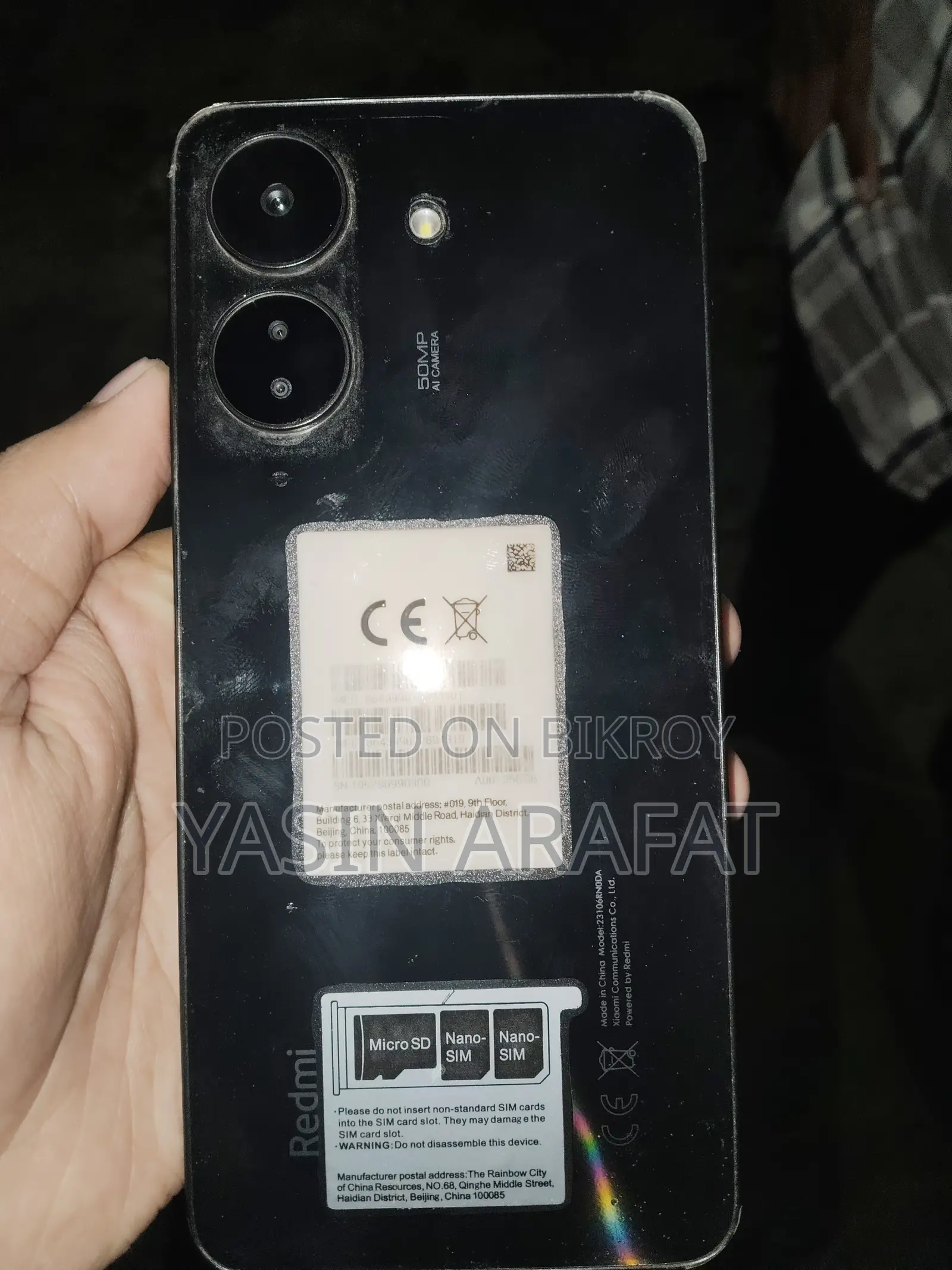 New Xiaomi Redmi 13C 256 GB Black