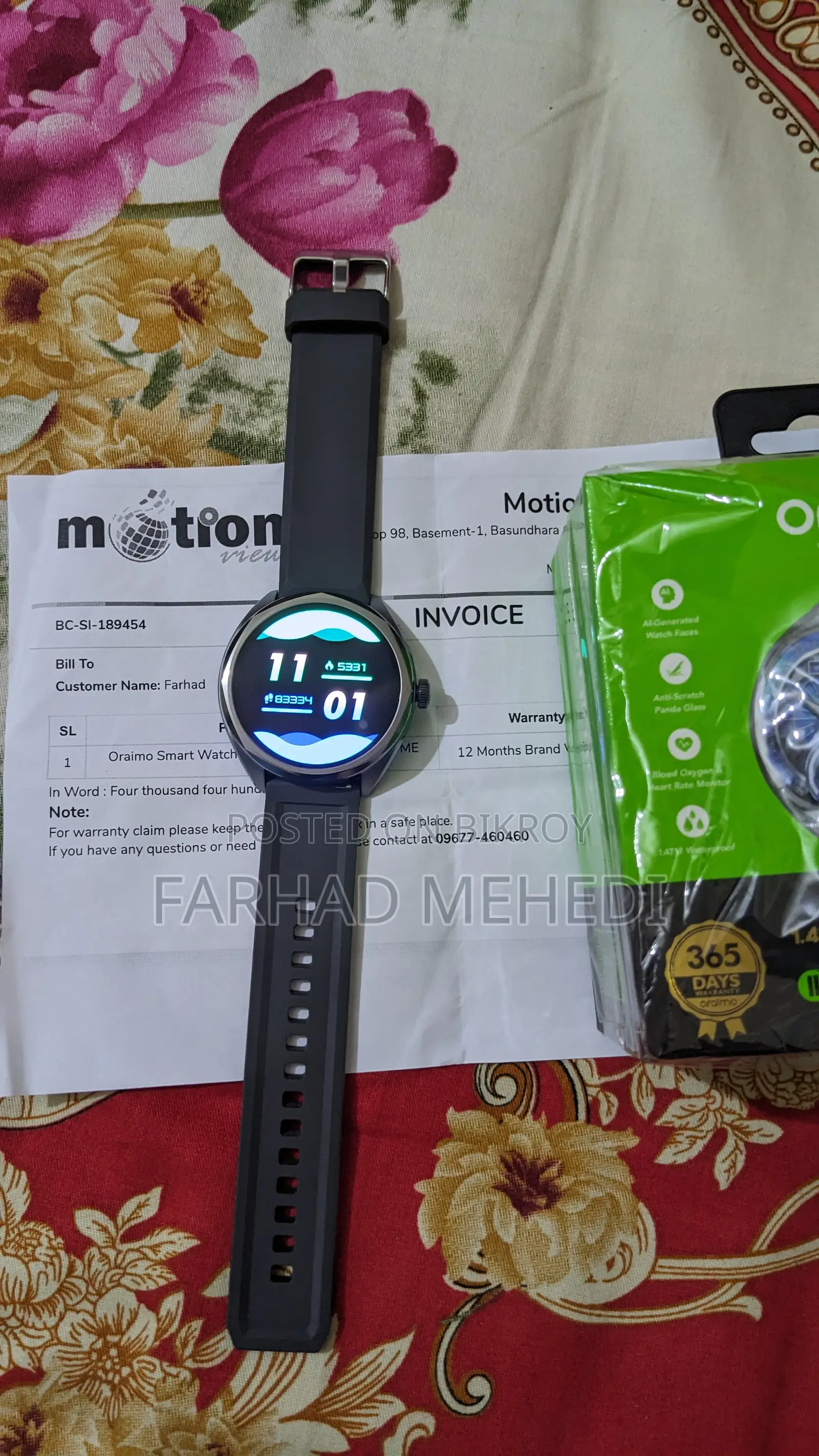 Oraimo Smart Watch