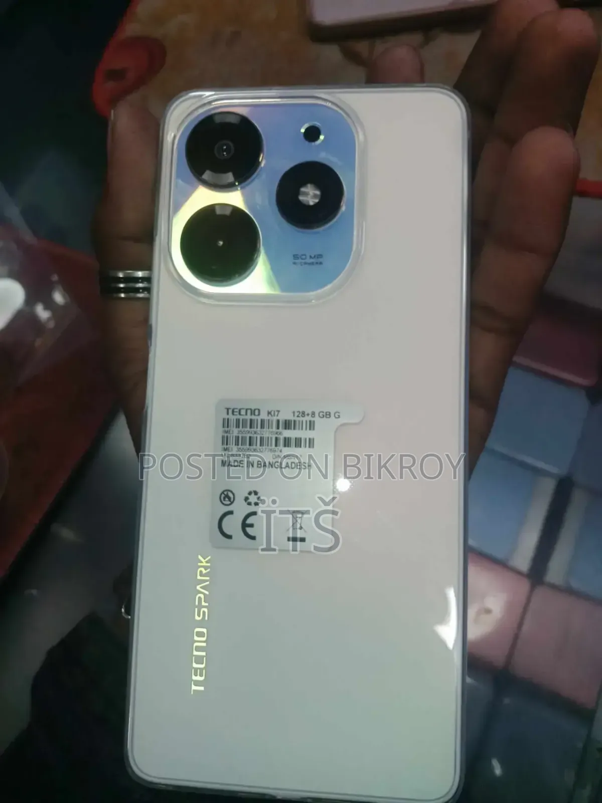 Tecno Pop 10 Pro 128 GB White