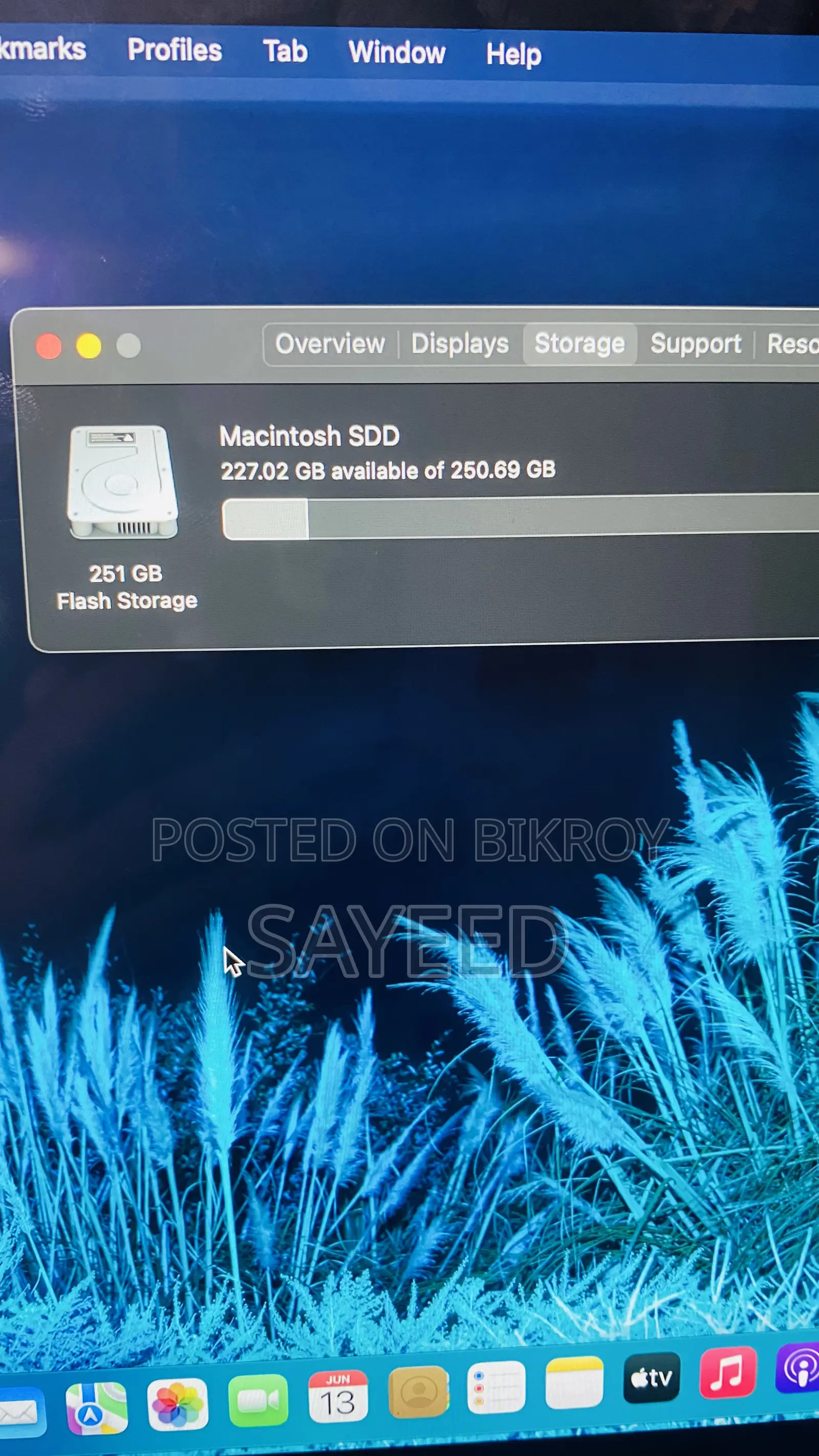 Laptop Apple MacBook Pro 2016 8GB SSD 256GB