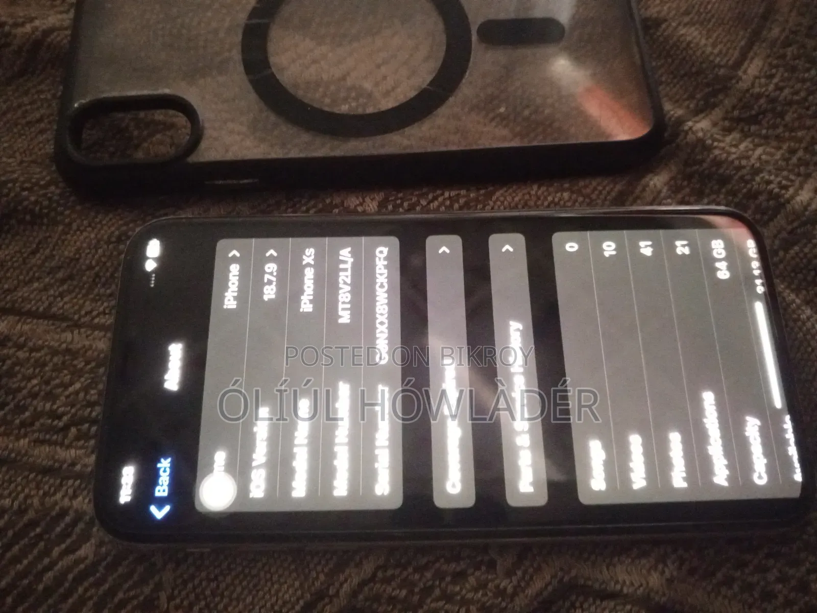 Apple iPhone XS 64 GB Gray