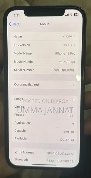 Apple iPhone 12 Pro 128 GB Blue