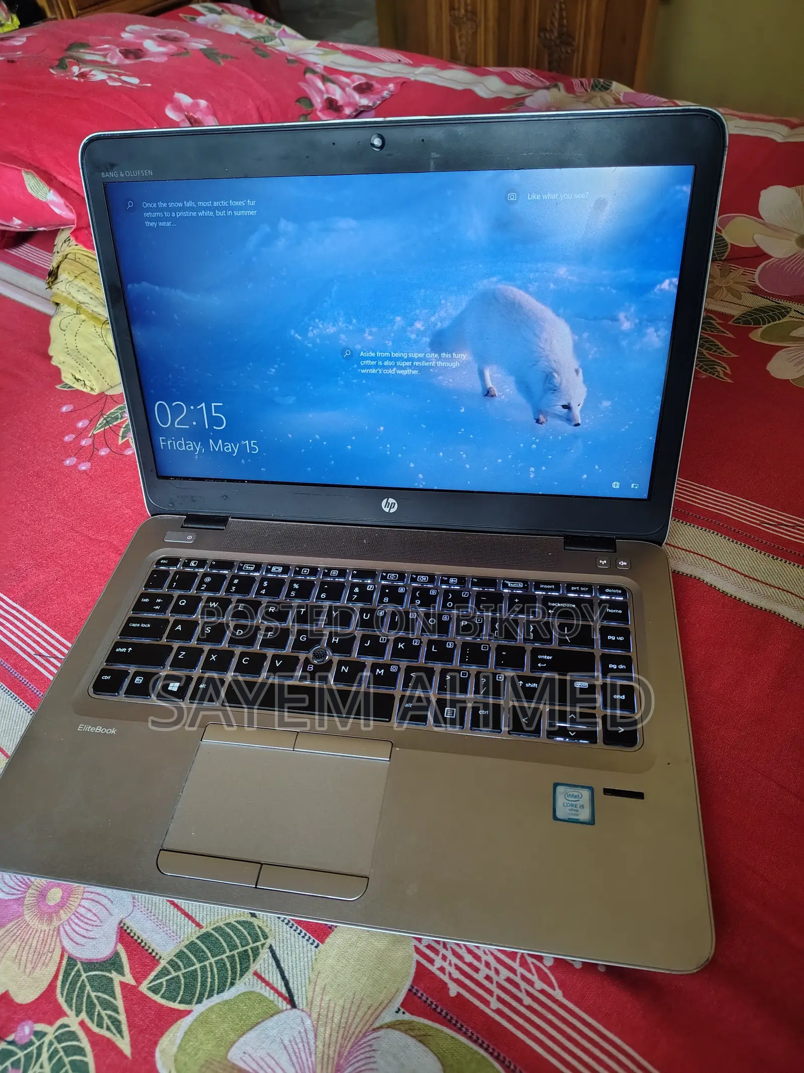 Laptop HP EliteBook 840 G3 8GB Intel Core I5 SSD 256GB
