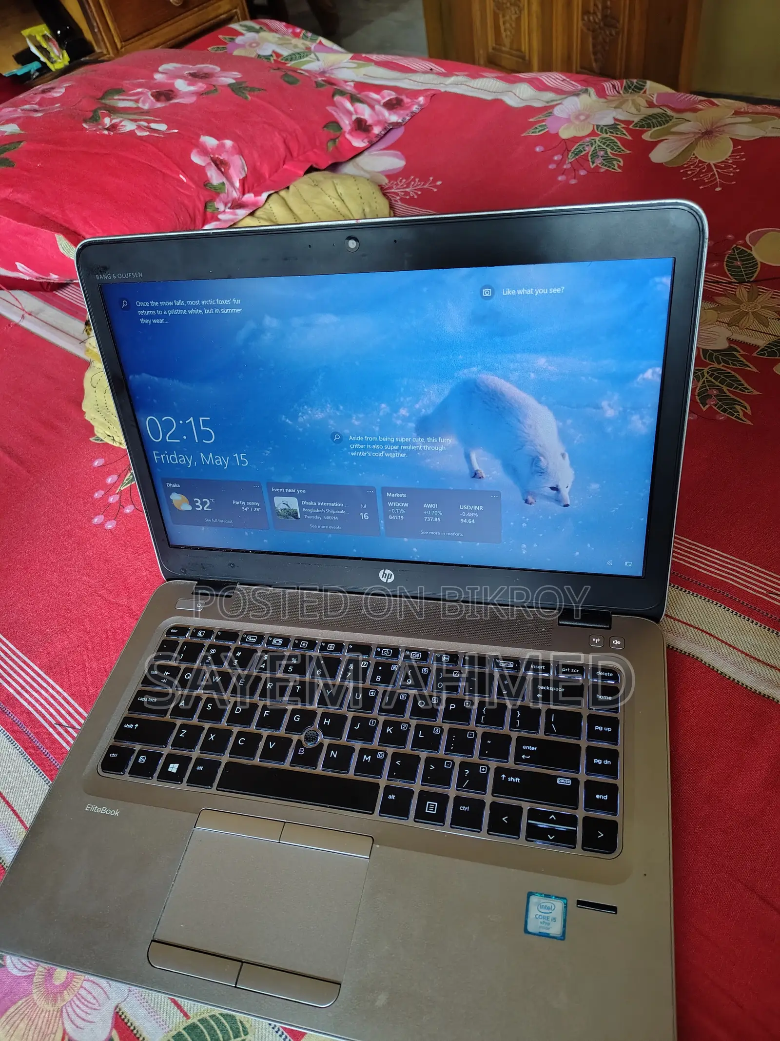 Laptop HP EliteBook 840 G3 8GB Intel Core I5 SSD 256GB