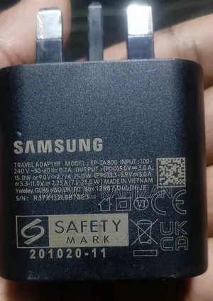 Original Samsung Adapter 25w Super Fast Charger. Vietnam Manufacturing