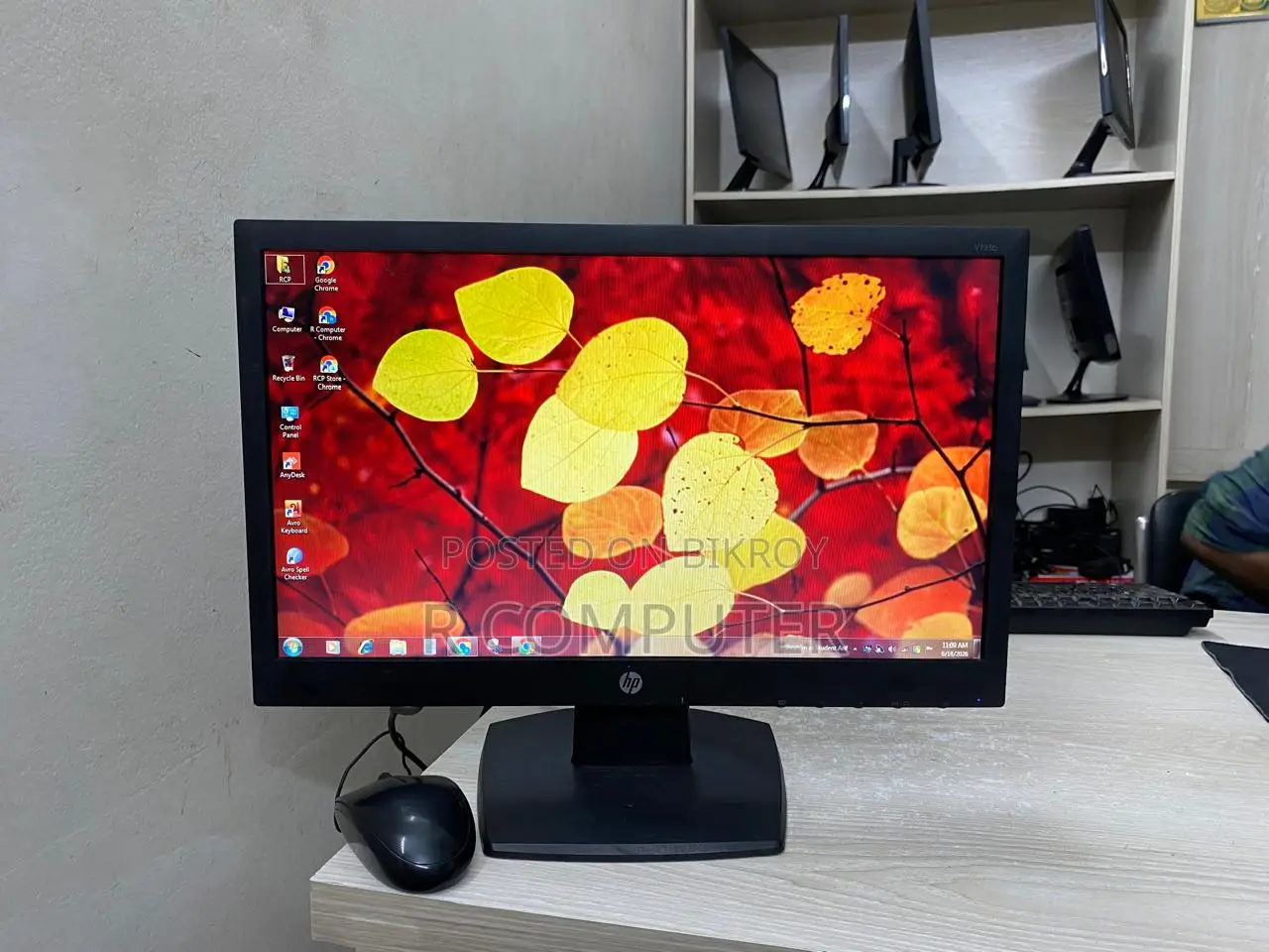 Hp 19"Inch V194 Led Full Fresh Monitor