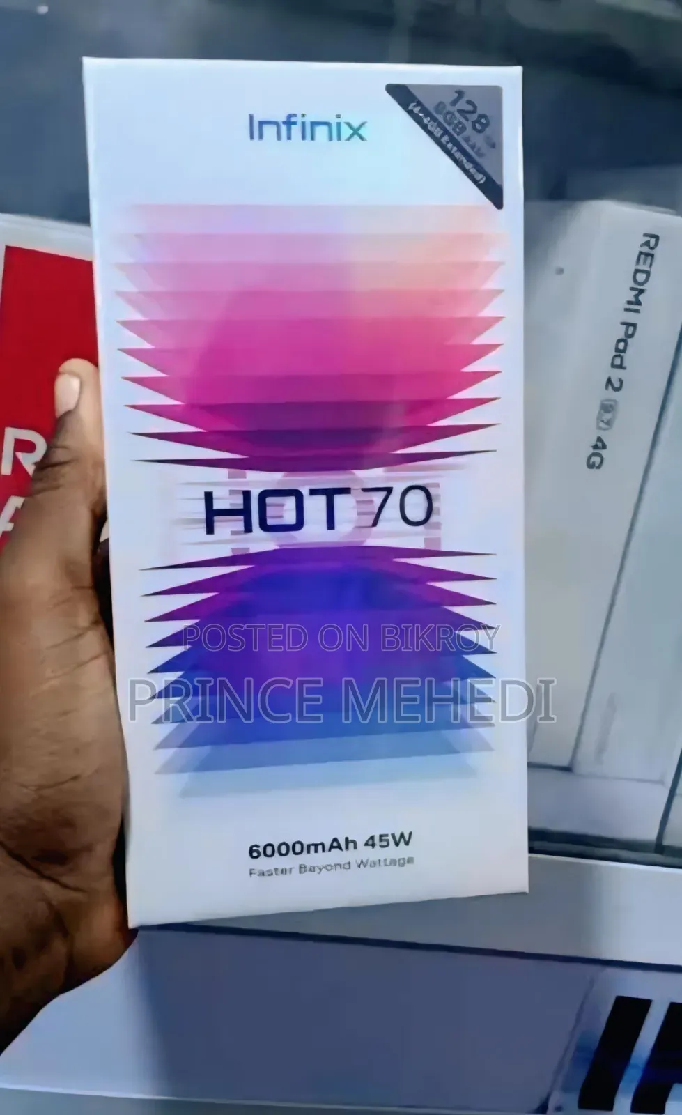 Infinix Hot 70 128 GB Orange