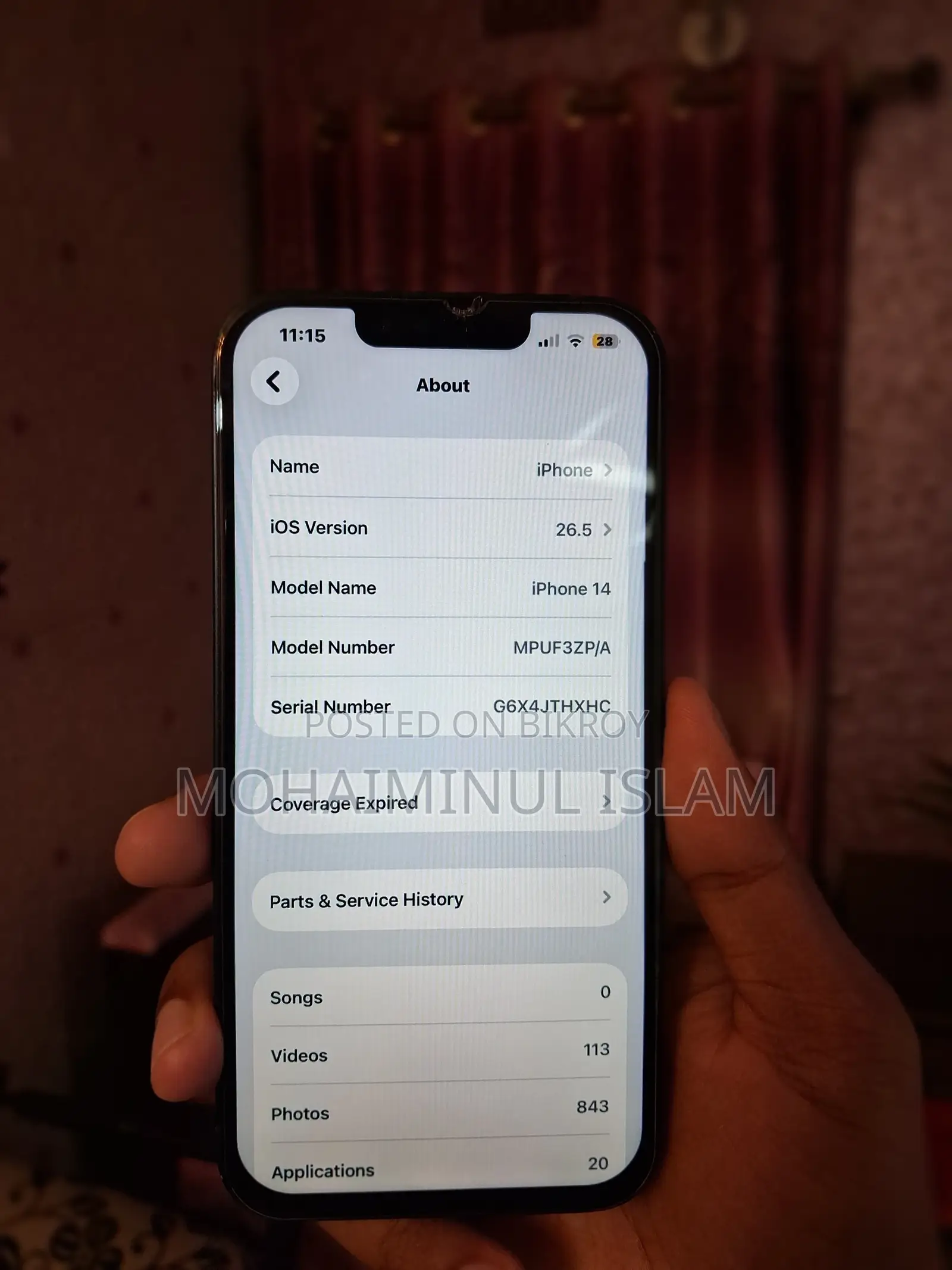 Apple iPhone 14 128 GB Black