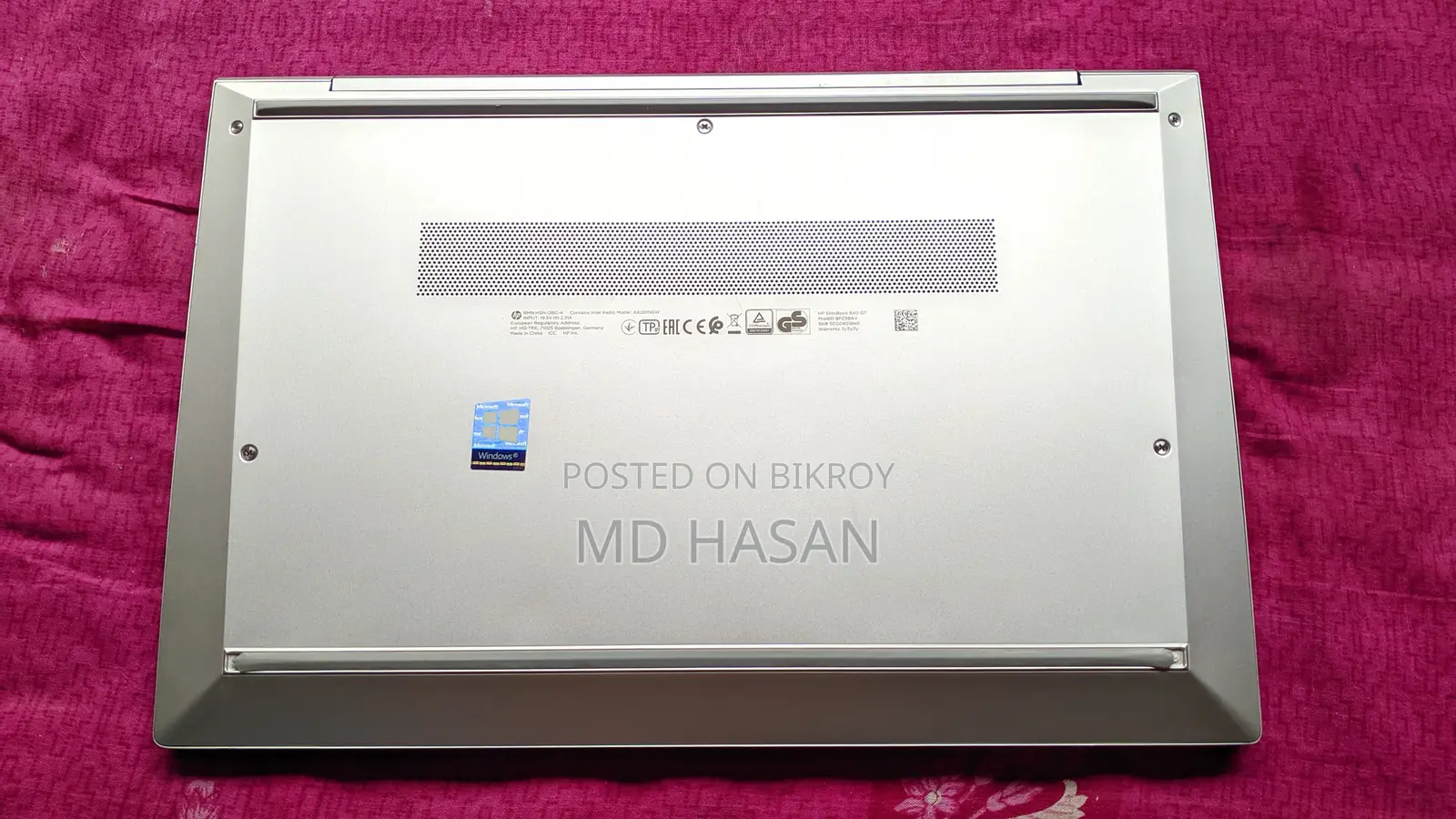 Laptop HP EliteBook 840 G7 16GB Intel Core I5 SSD 512GB