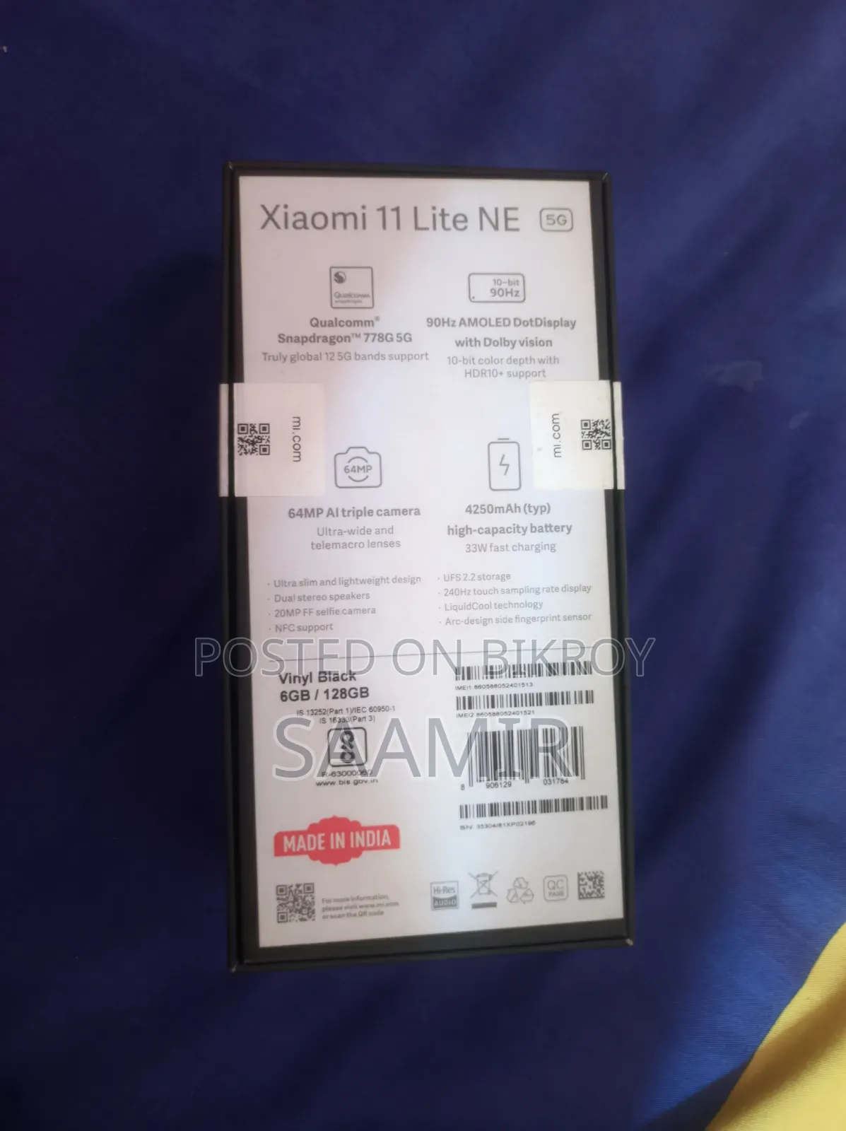 Xiaomi 11 Lite 5G NE 128 GB Black