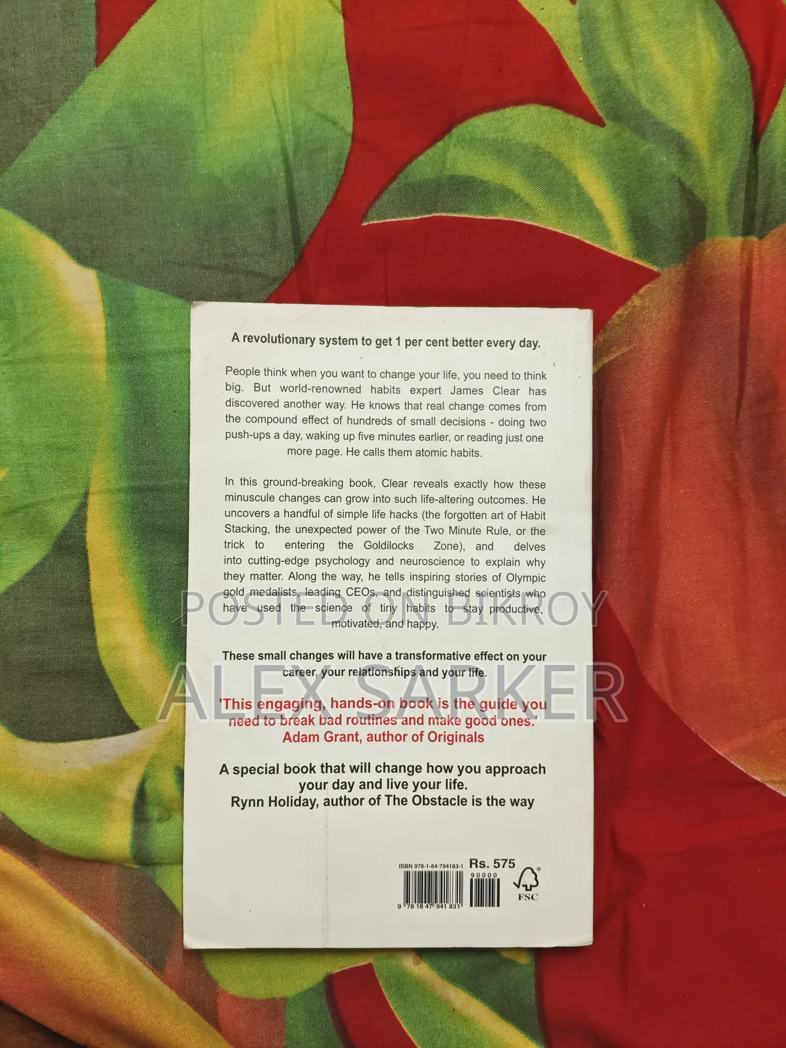Atomic Habits Book