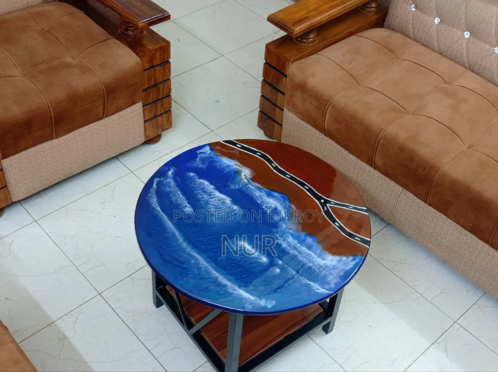 Epoxy Resin Tea Table