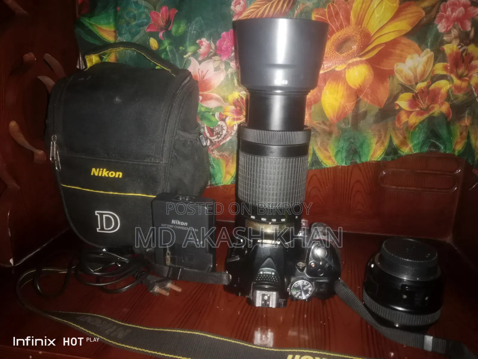 Includes:- Body, prime lens, zoom lens, charger, 32GB Memory, bag
