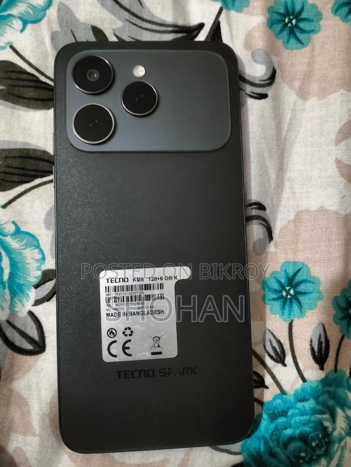 Tecno Spark 40 128 GB Black