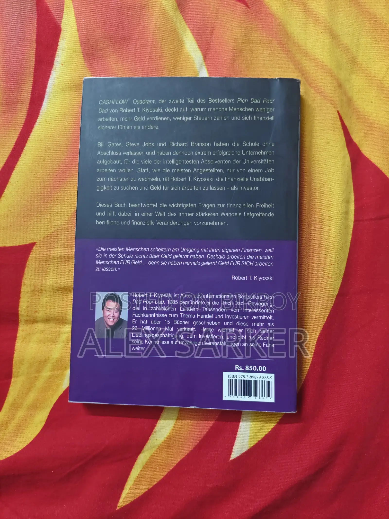 Cashflow Quadrant High Quality Book
