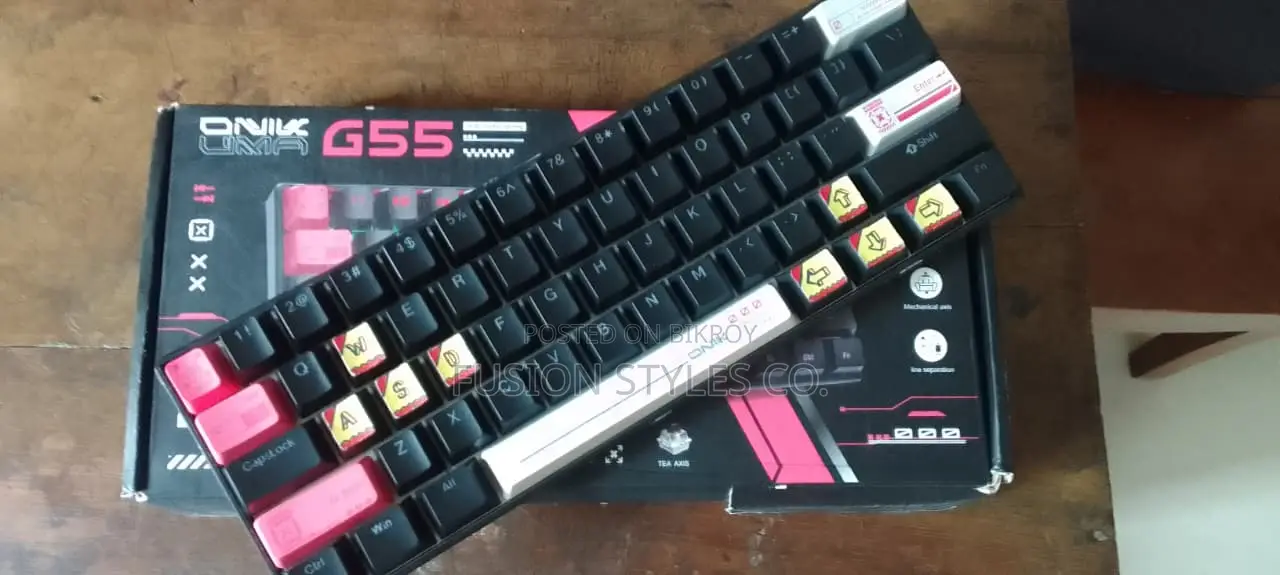 Onikuma G55 Gaming RGB Backlit Keyboard (Brand New)