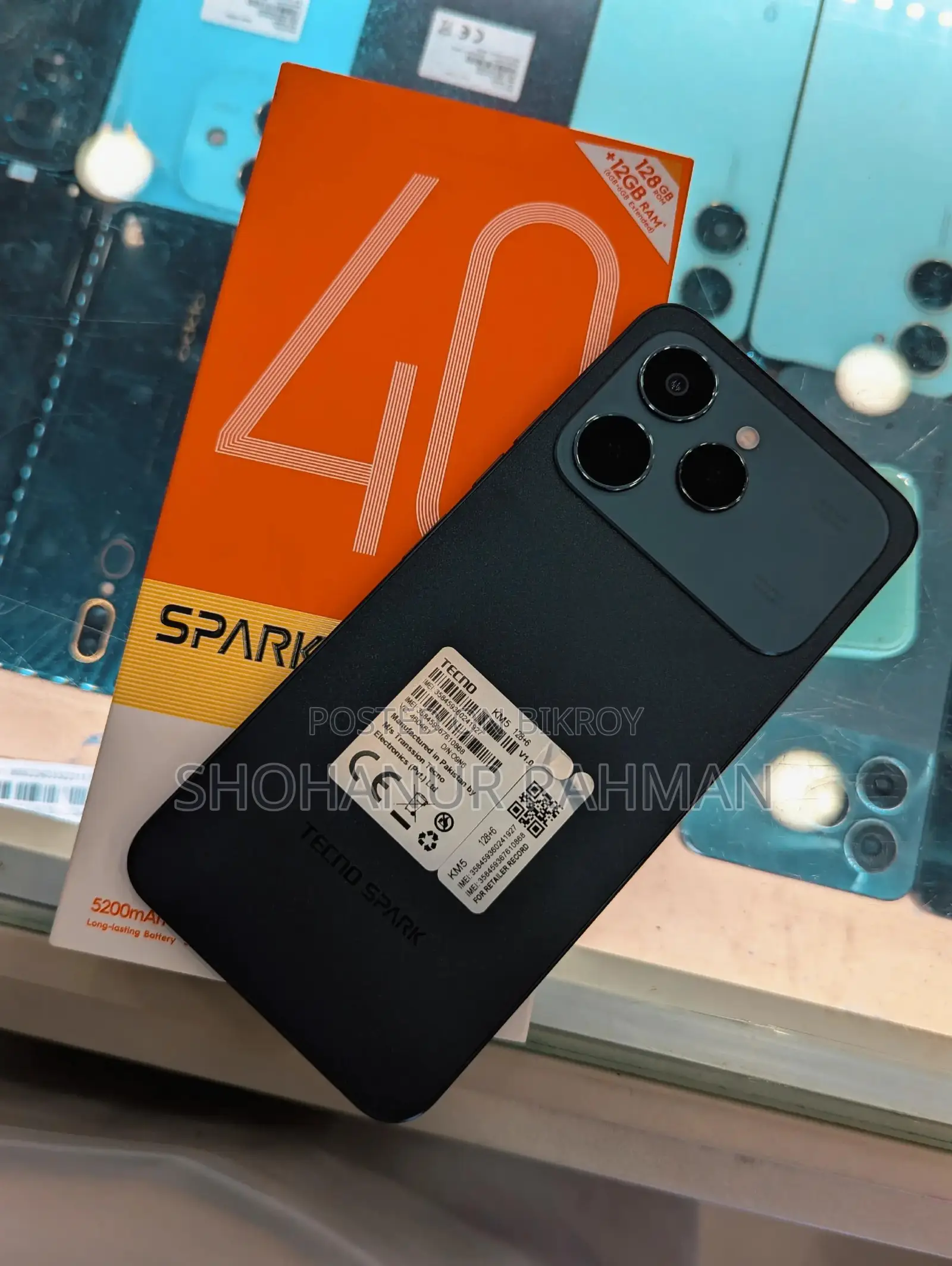 Tecno Spark 40 128 GB Black