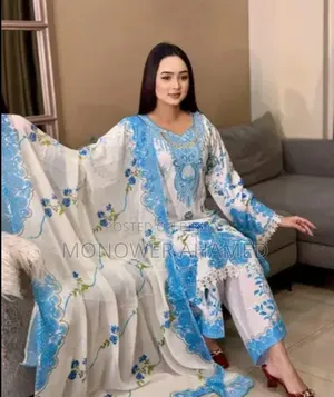 এমব্রয়ডারি সিকোয়েন্স প্রিন্ট ৩ পিস